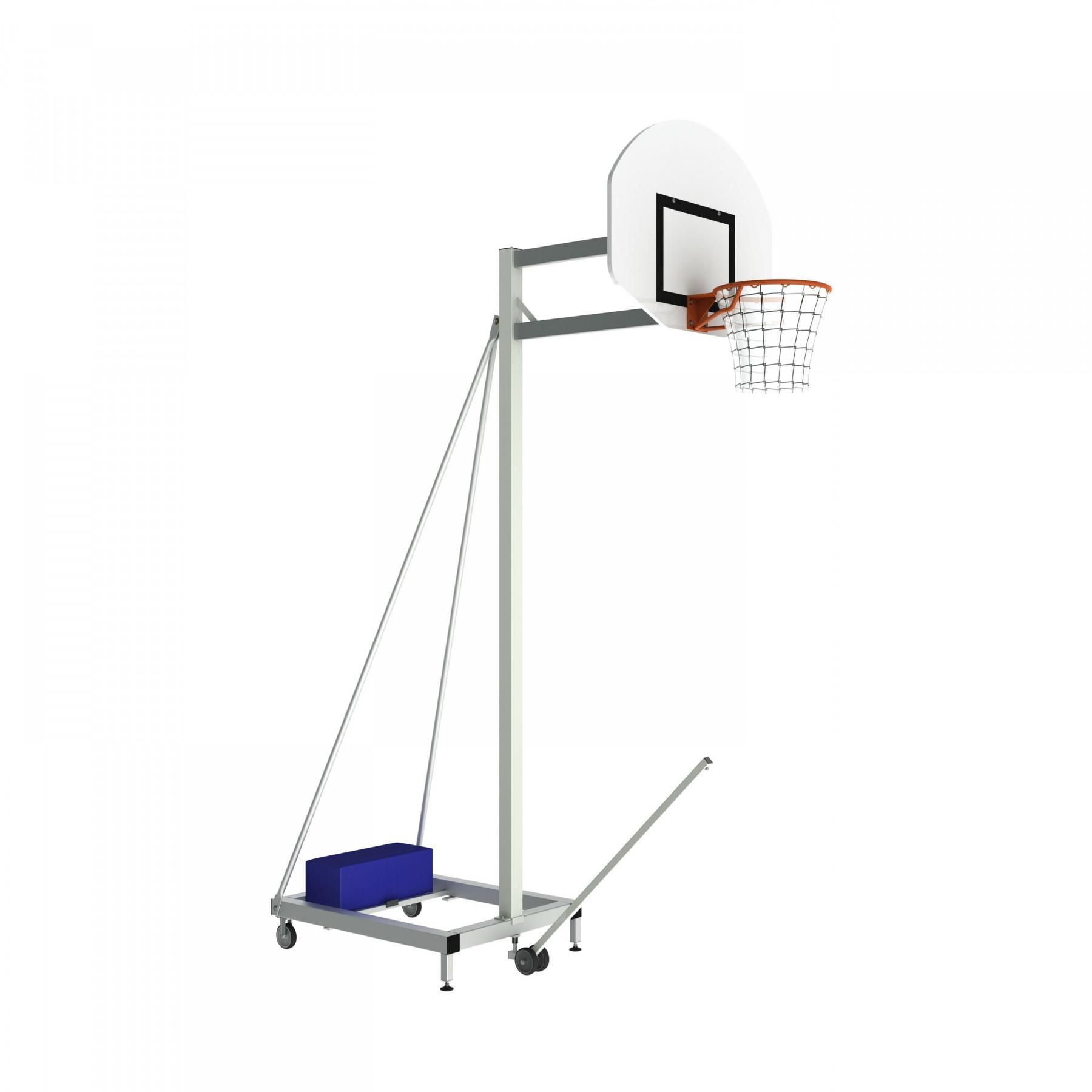 Transporte de cana com rodas para cesto de basquetebol móvel vendido sozinho Sporti France