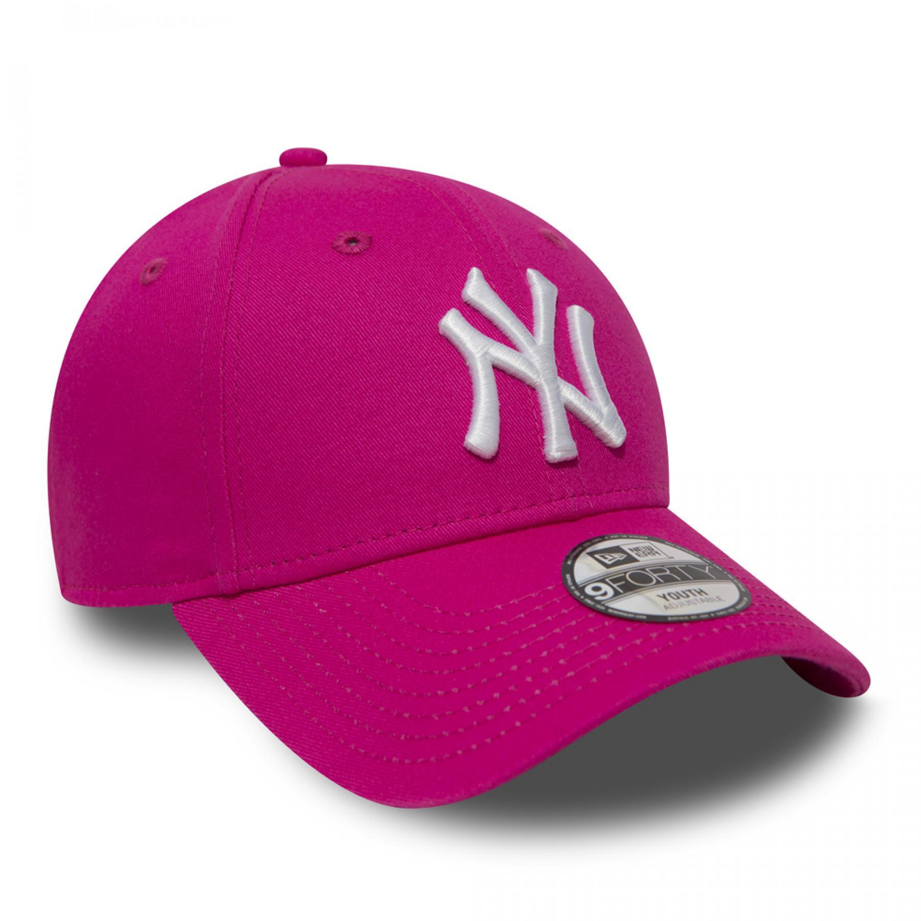 Casquette e New Era  essential 9forty rose enfant New York Yankees