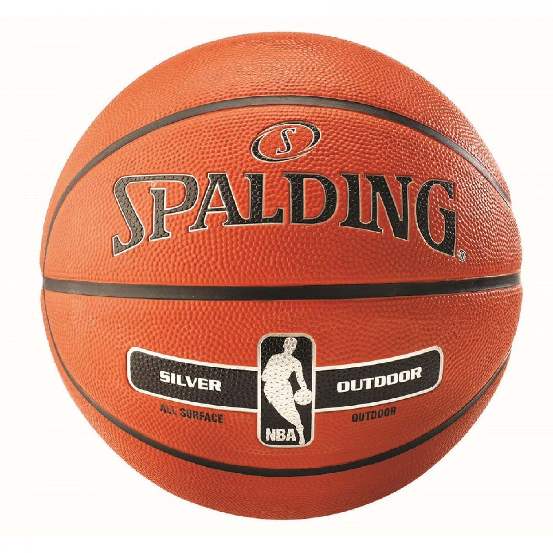 Balão Spalding NBA Silver Outdoor