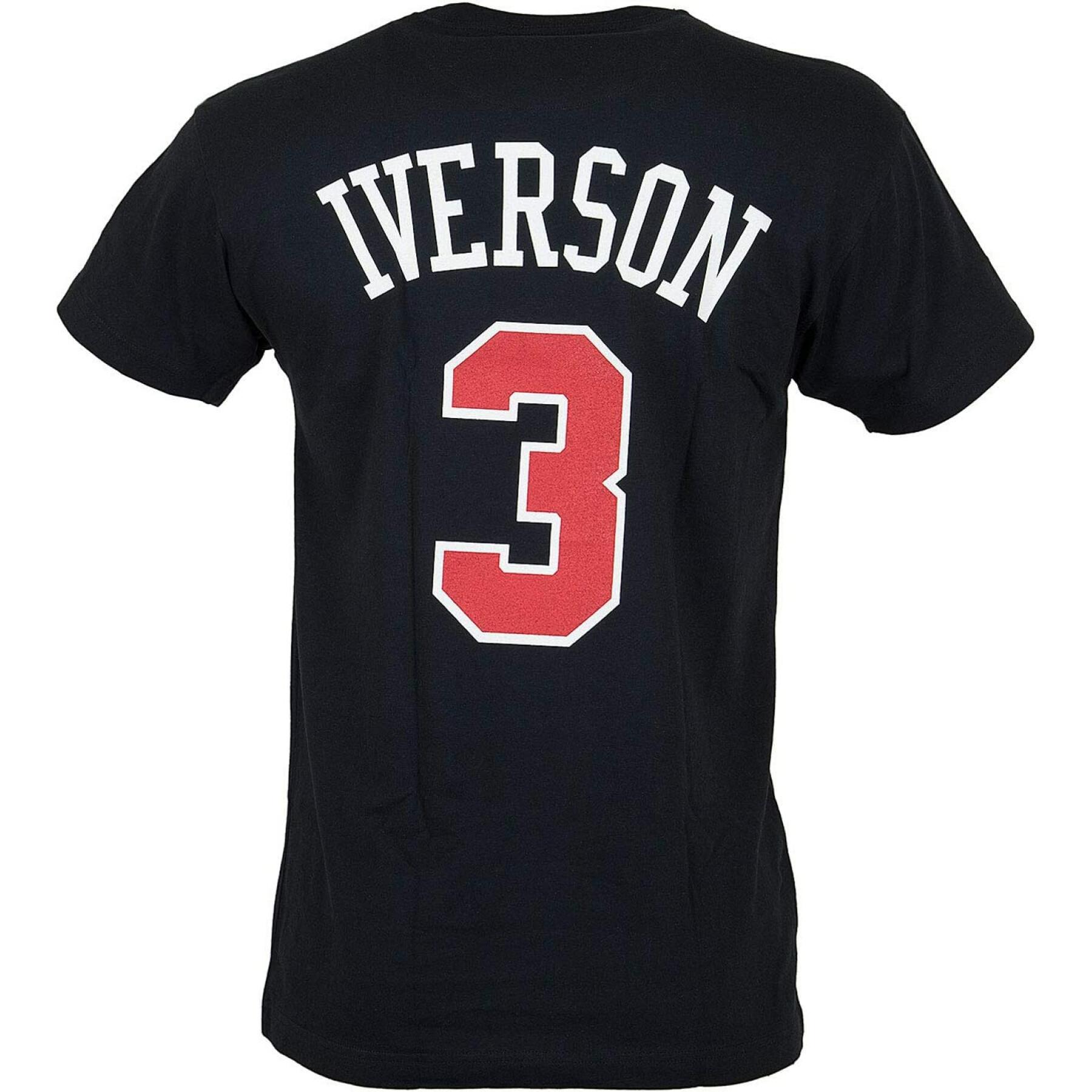 T-shirt Philadelphia 76ers name & number tailored Allen Iverson