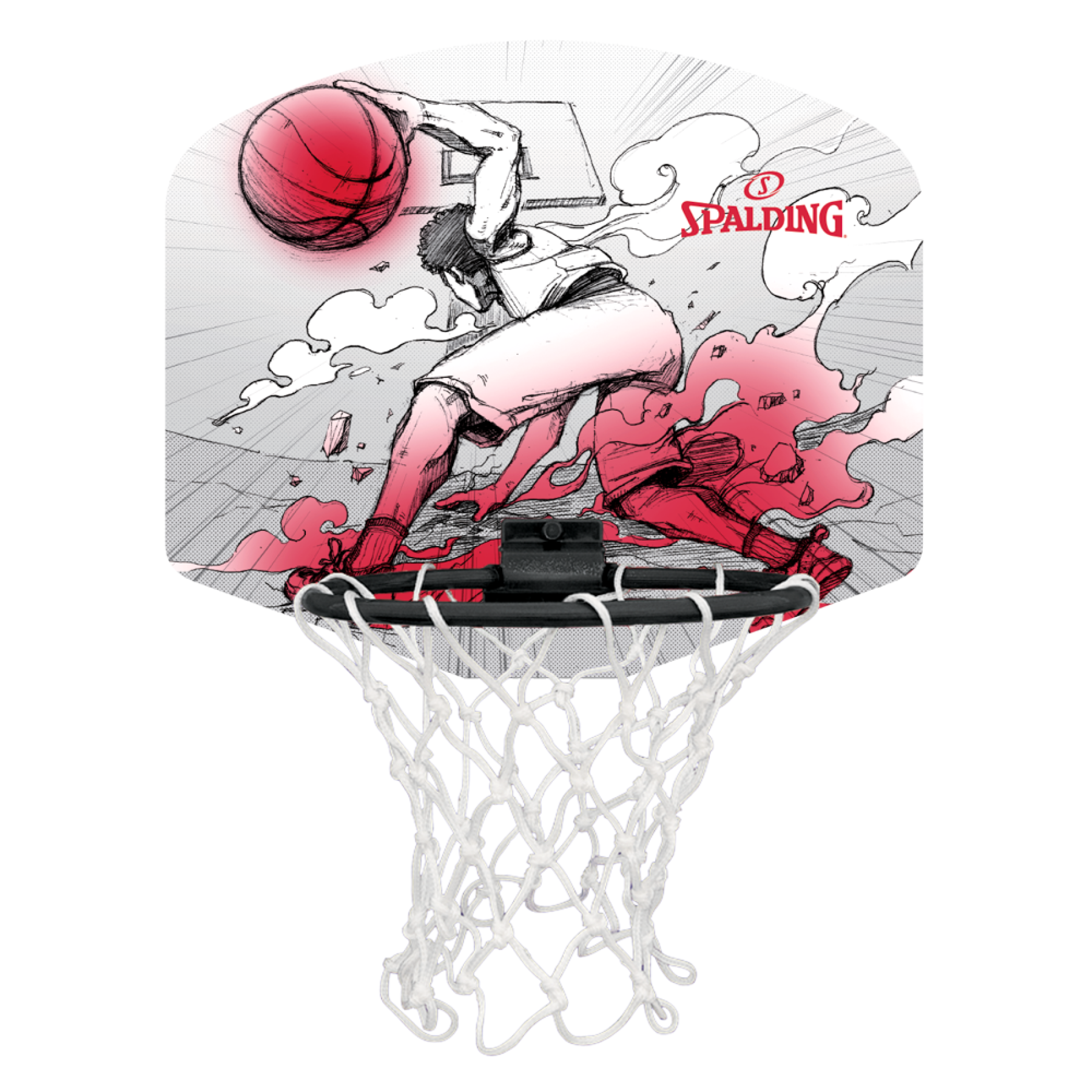 Mini cesto de basquetebol Spalding Skretch Micro