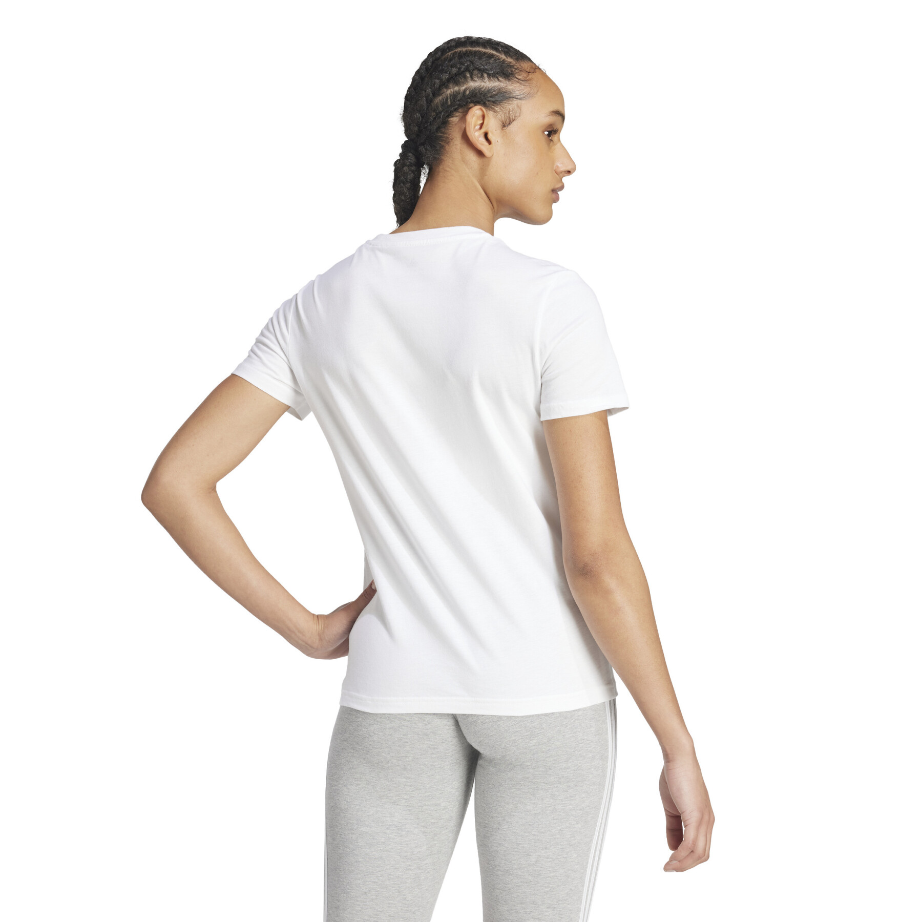 T-shirt mulher adidas Essentials Slim Logo