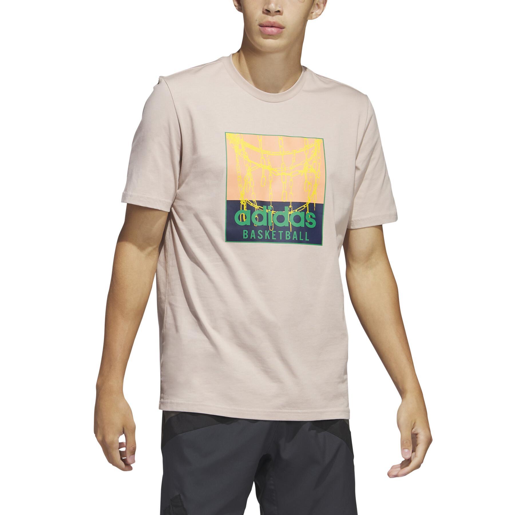 T-shirt adidas Chain Net Graphic