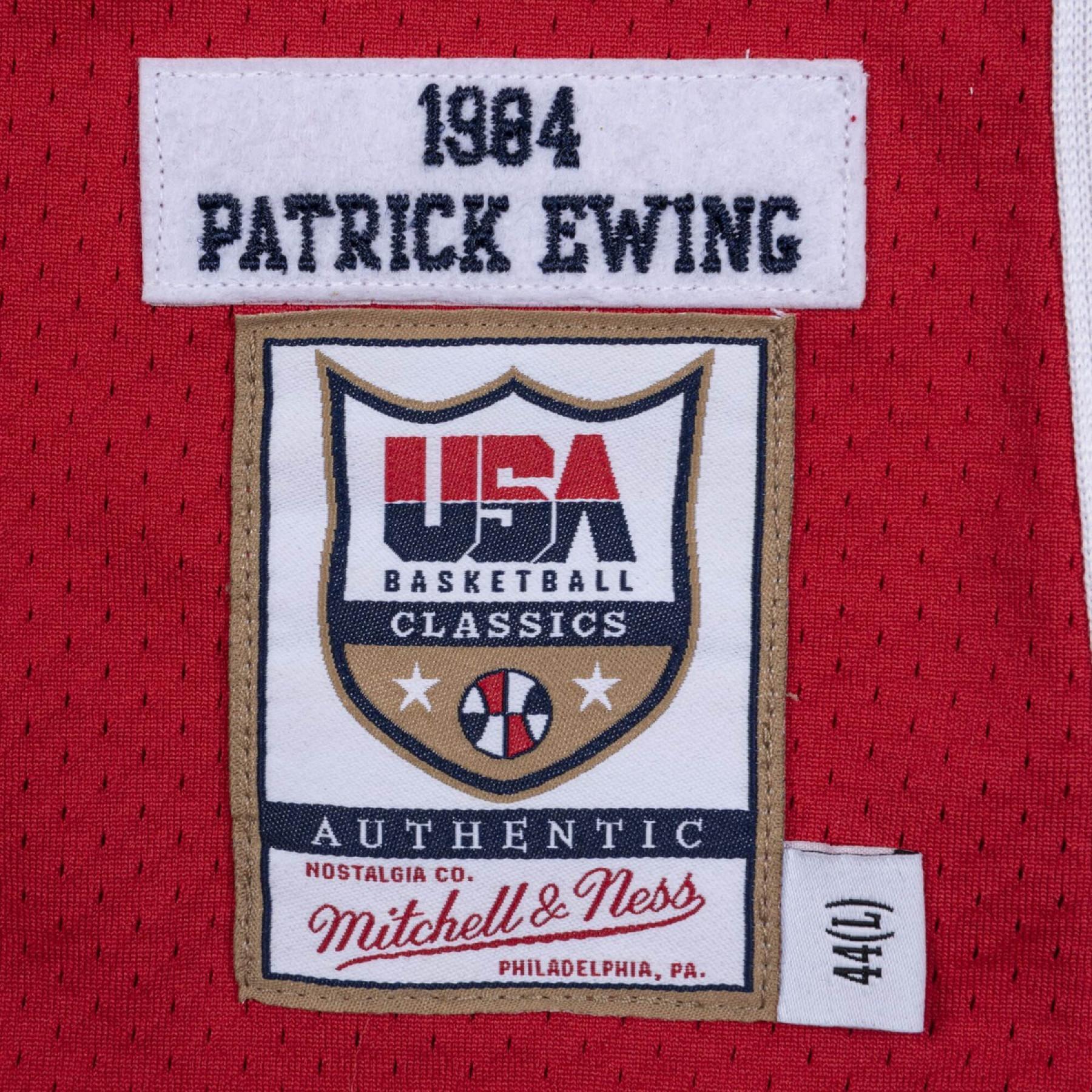 Autêntica camisola da equipa USA Patrick Ewing 1984
