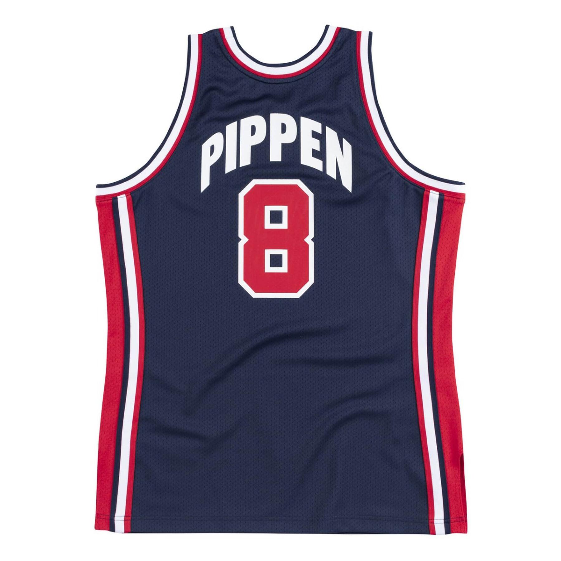 Camisola autêntico Team USA nba Scottie Pippen