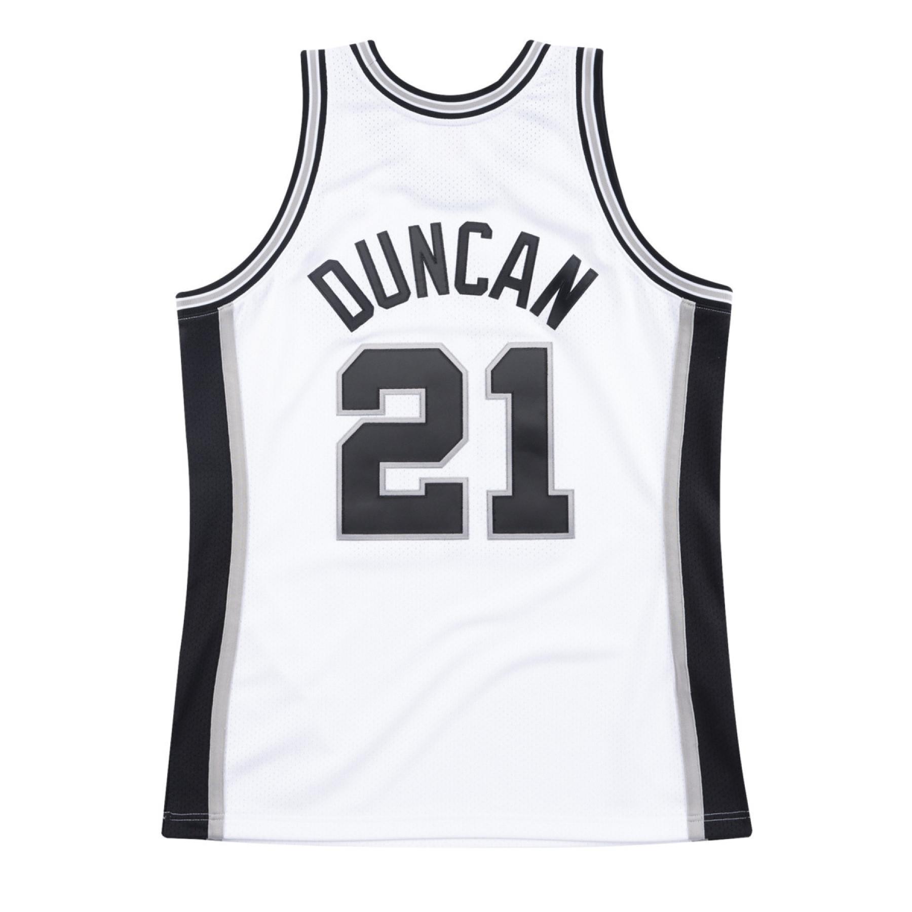 Camisola home San Antonio Spurs finals Tim Duncan 1998/99