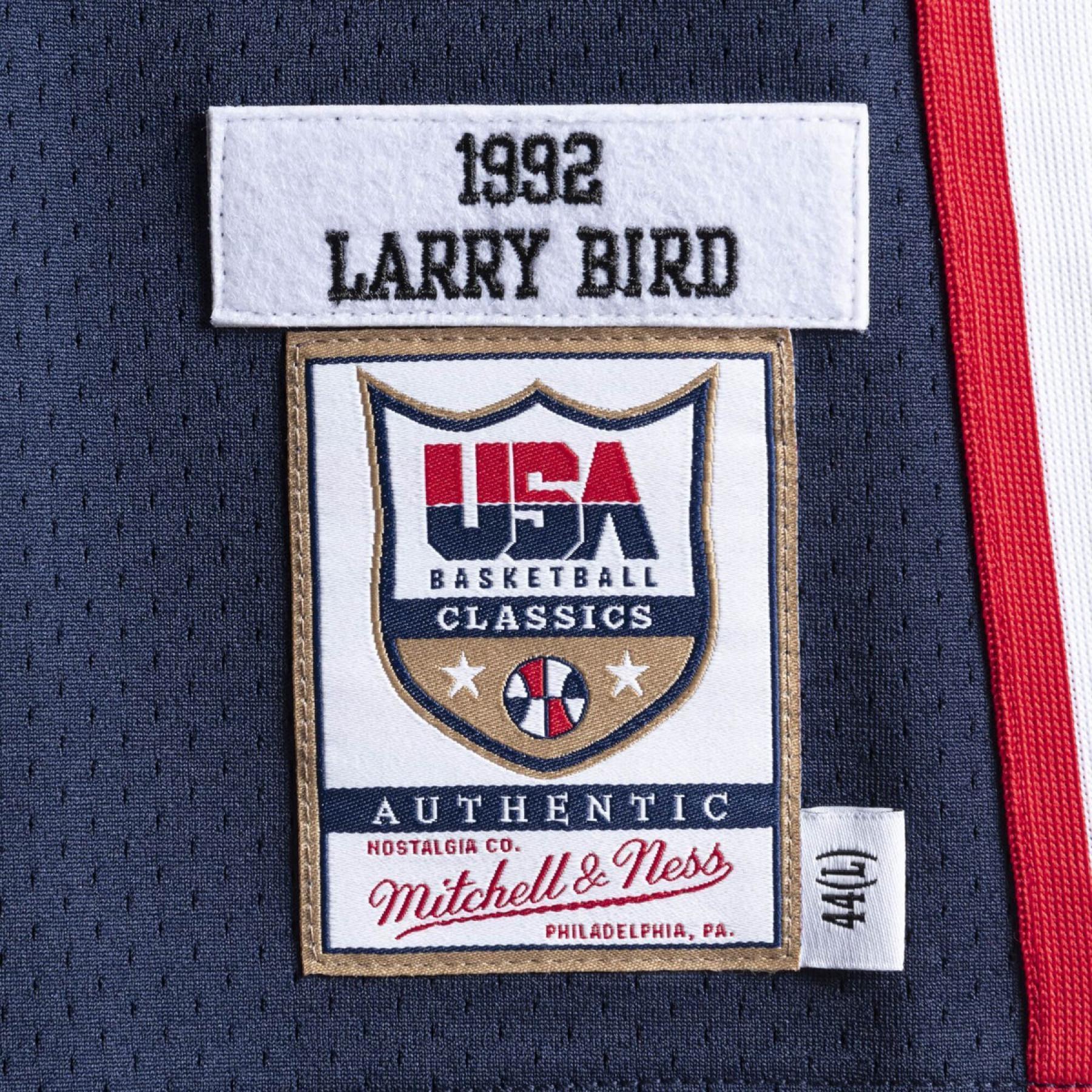 Camisola autêntico Team USA nba Larry Bird