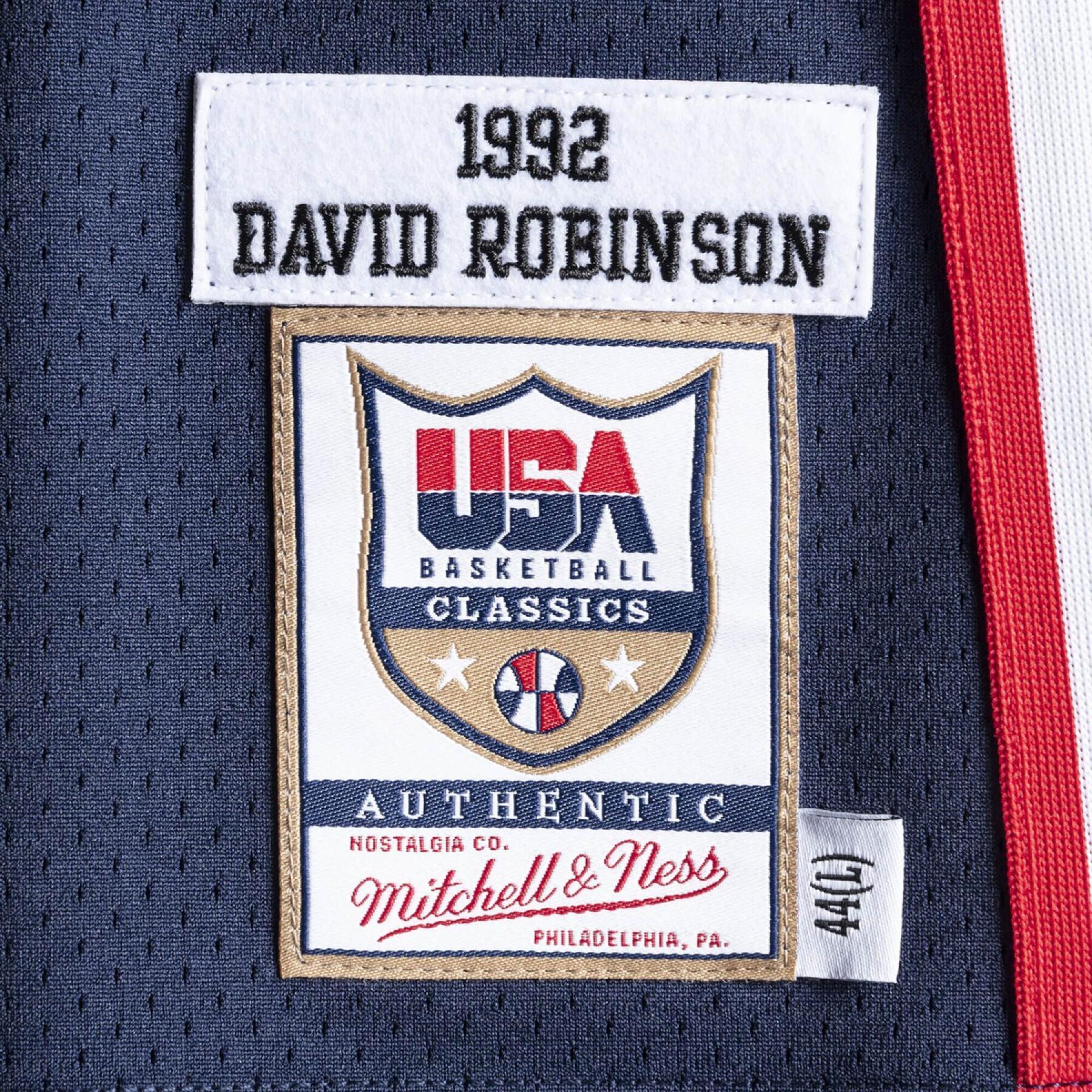 Autêntica camisola da equipa USA nba David Robinson