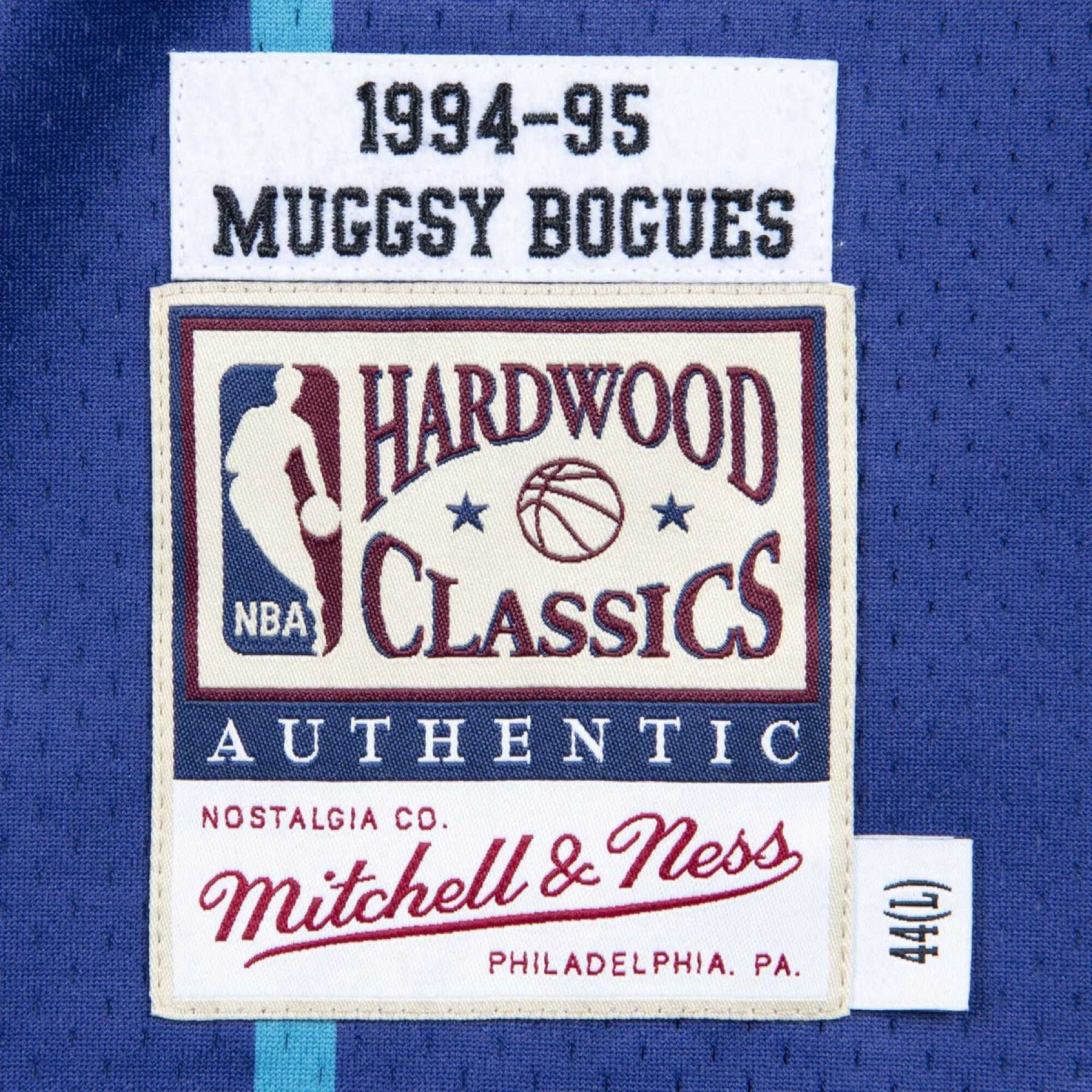 Camisola autêntico Charlotte Hornets Muggsy Bogues 1994/95