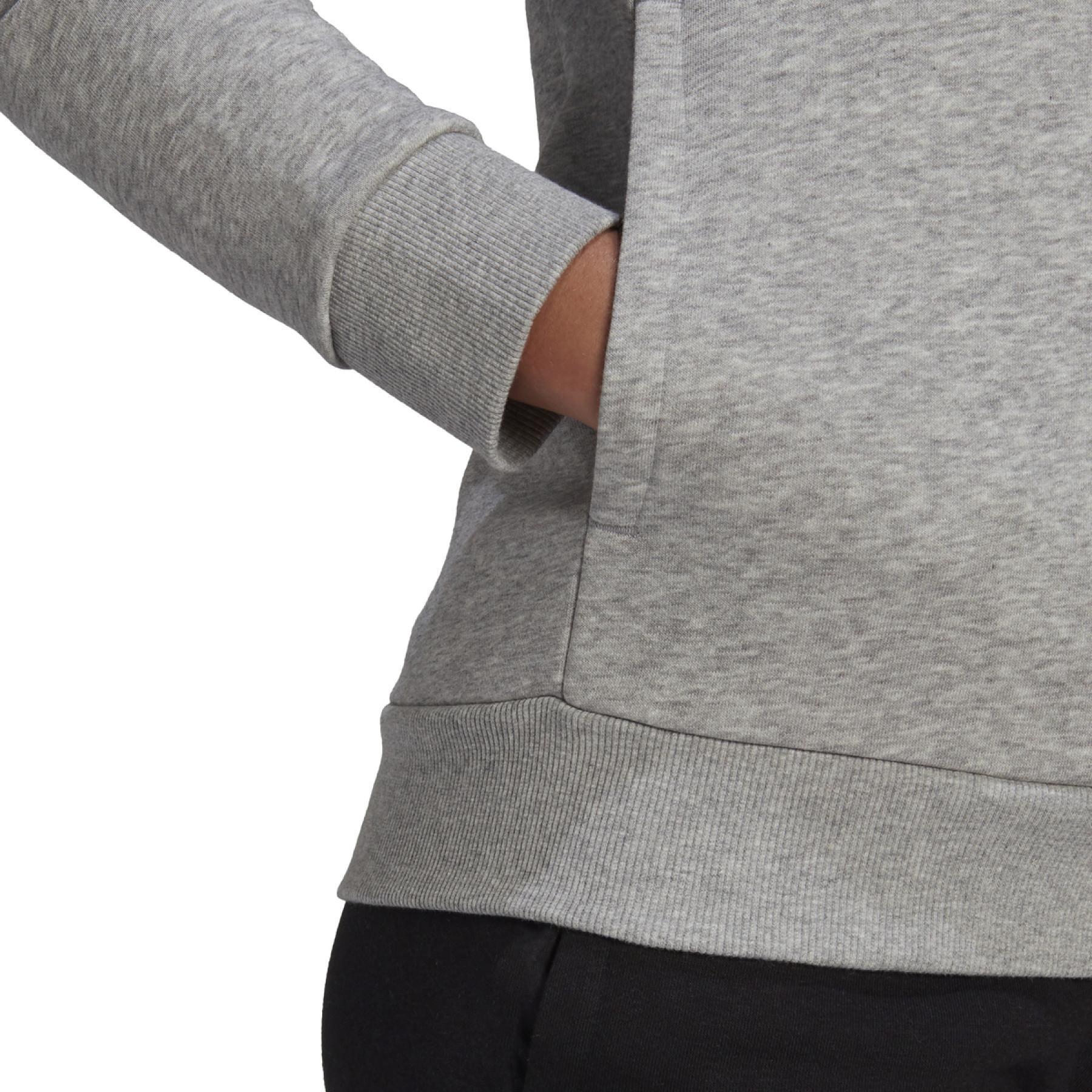 Camisola com capuz feminino adidas Essentials Logo Fleece