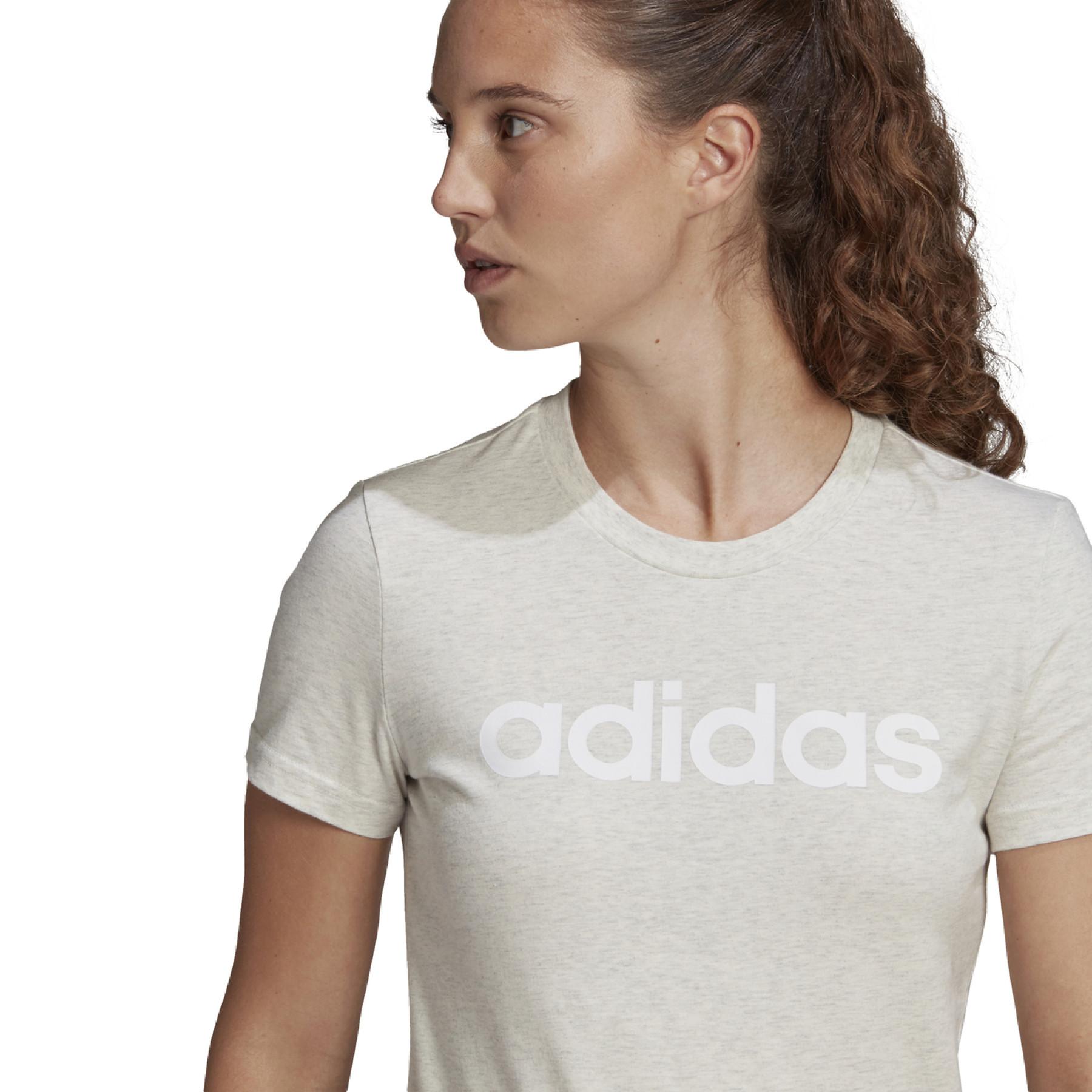 Camiseta feminina adidas Essentials Slim Logo