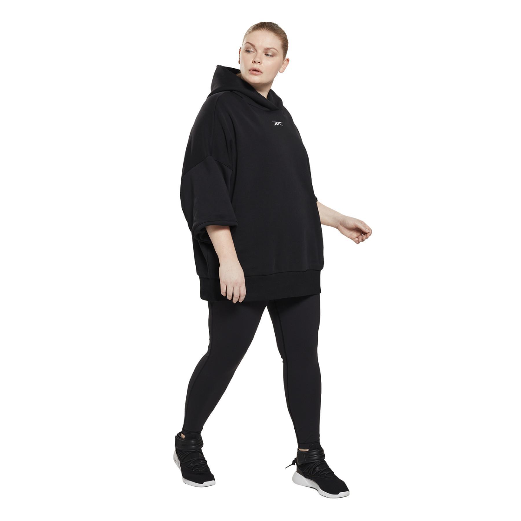Camisola com capuz feminino Reebok Retro Oversize Grande Taille