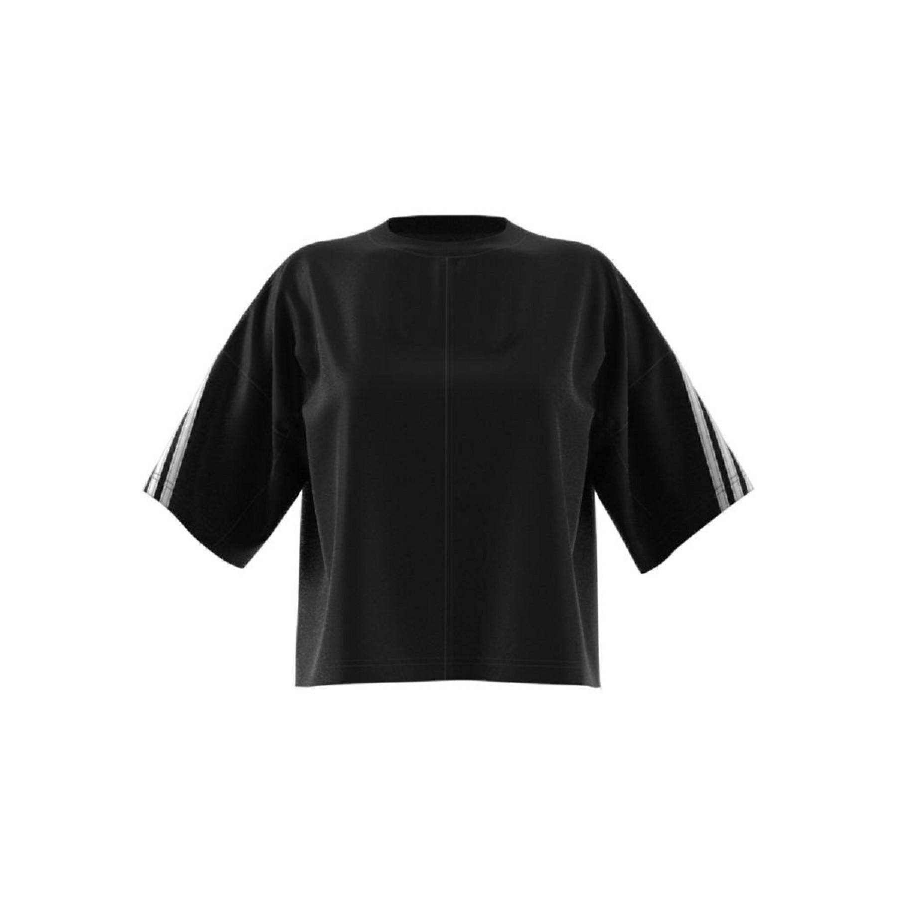 Camiseta feminina adidas Sportswear 3-Bandes Primeblue
