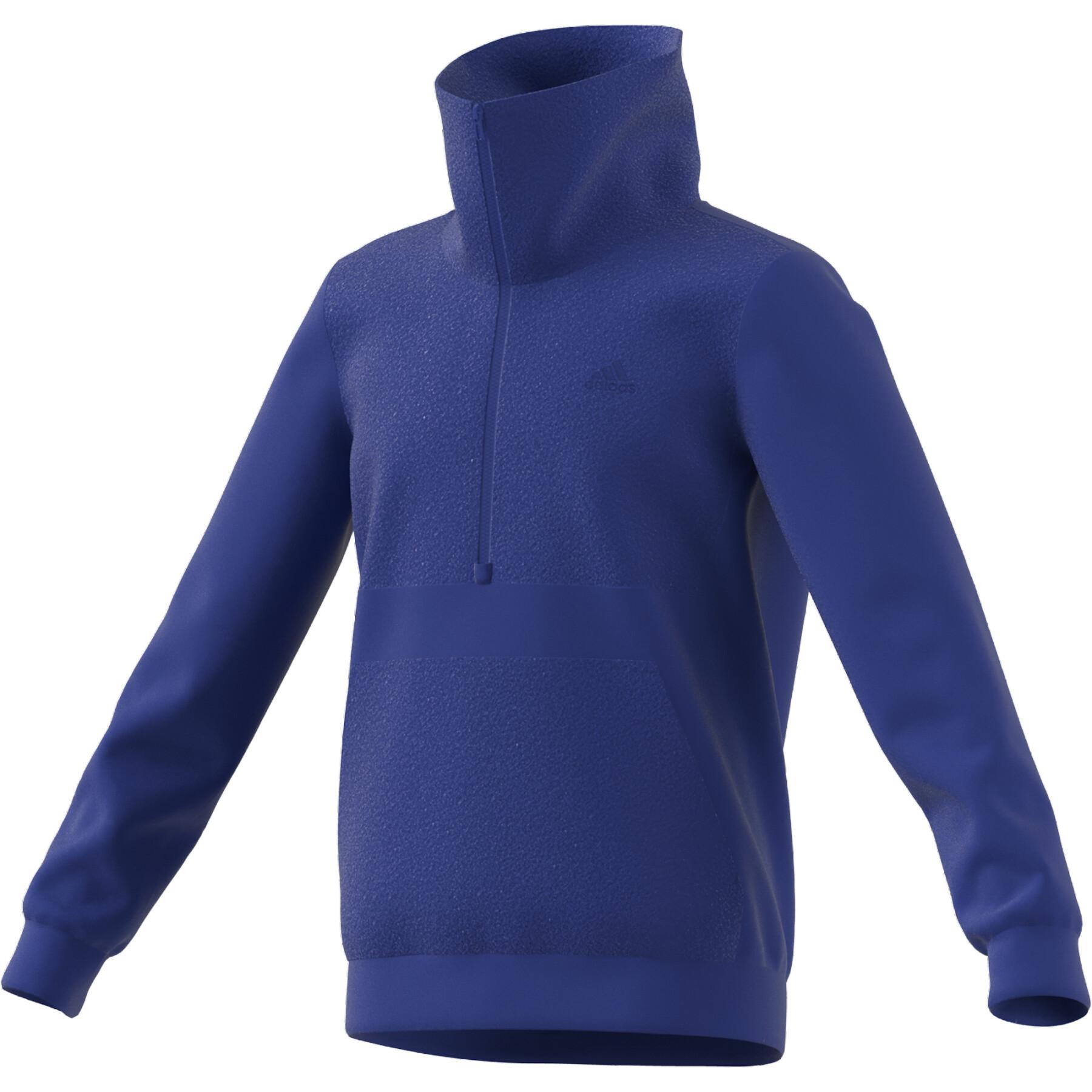 Criança de camisola adidas Designed to Move Fleece Half Zip(Gender Neutral)