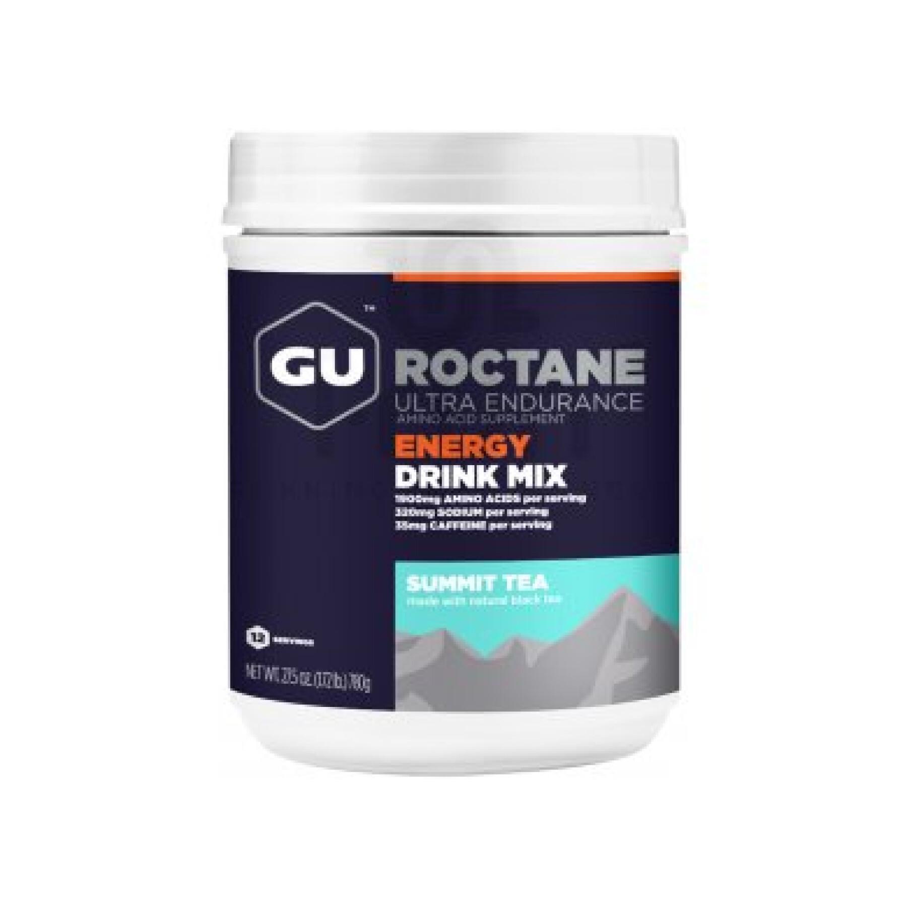 Bebida energética - chá gelado Gu Energy Drink Mix Roctane
