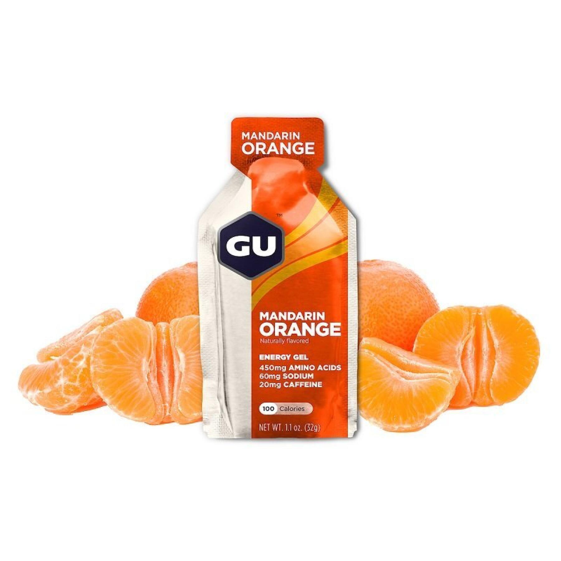Géis energéticos - laranja Gu Energy