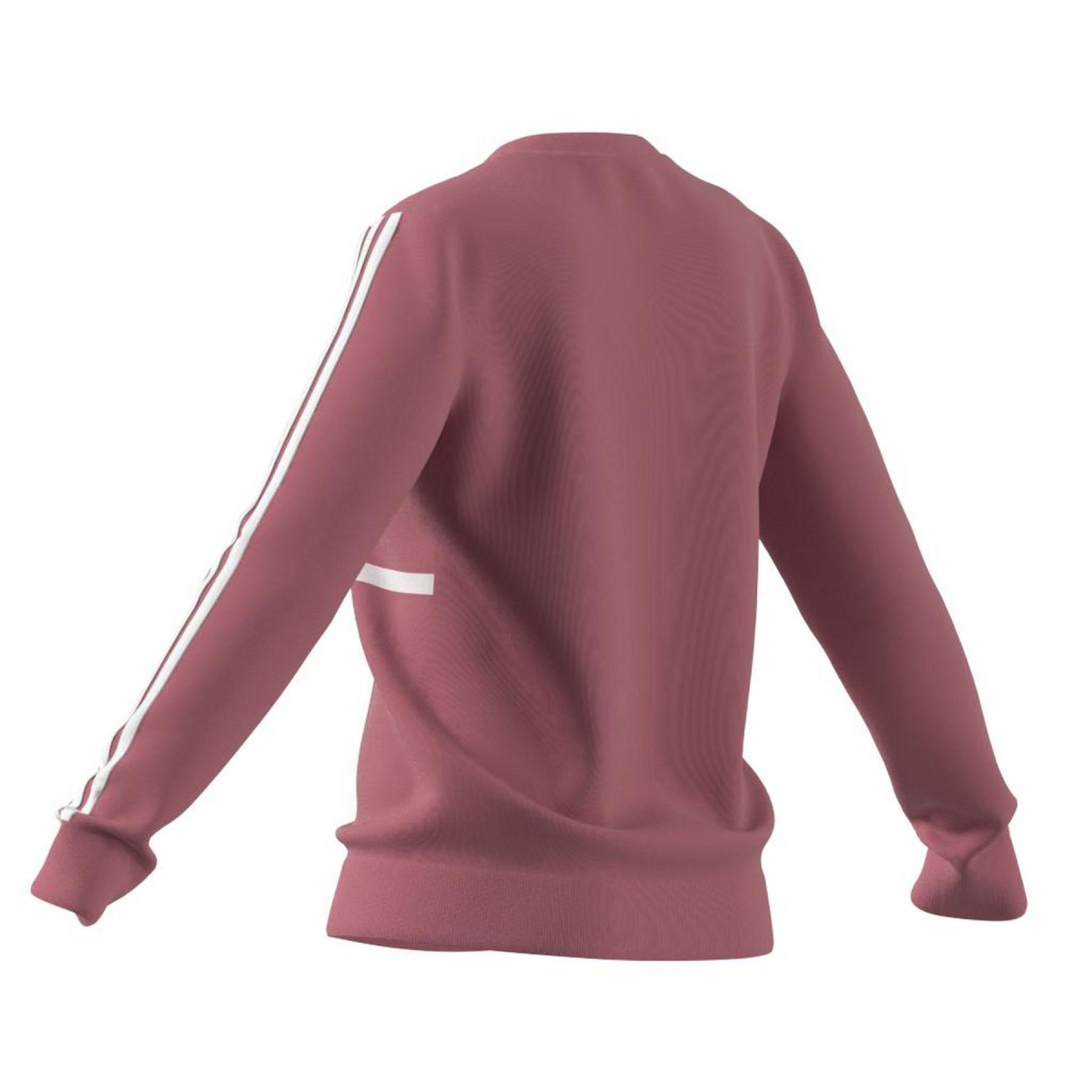 Camisola feminina adidas Essentials Logo Colorblock Fleece