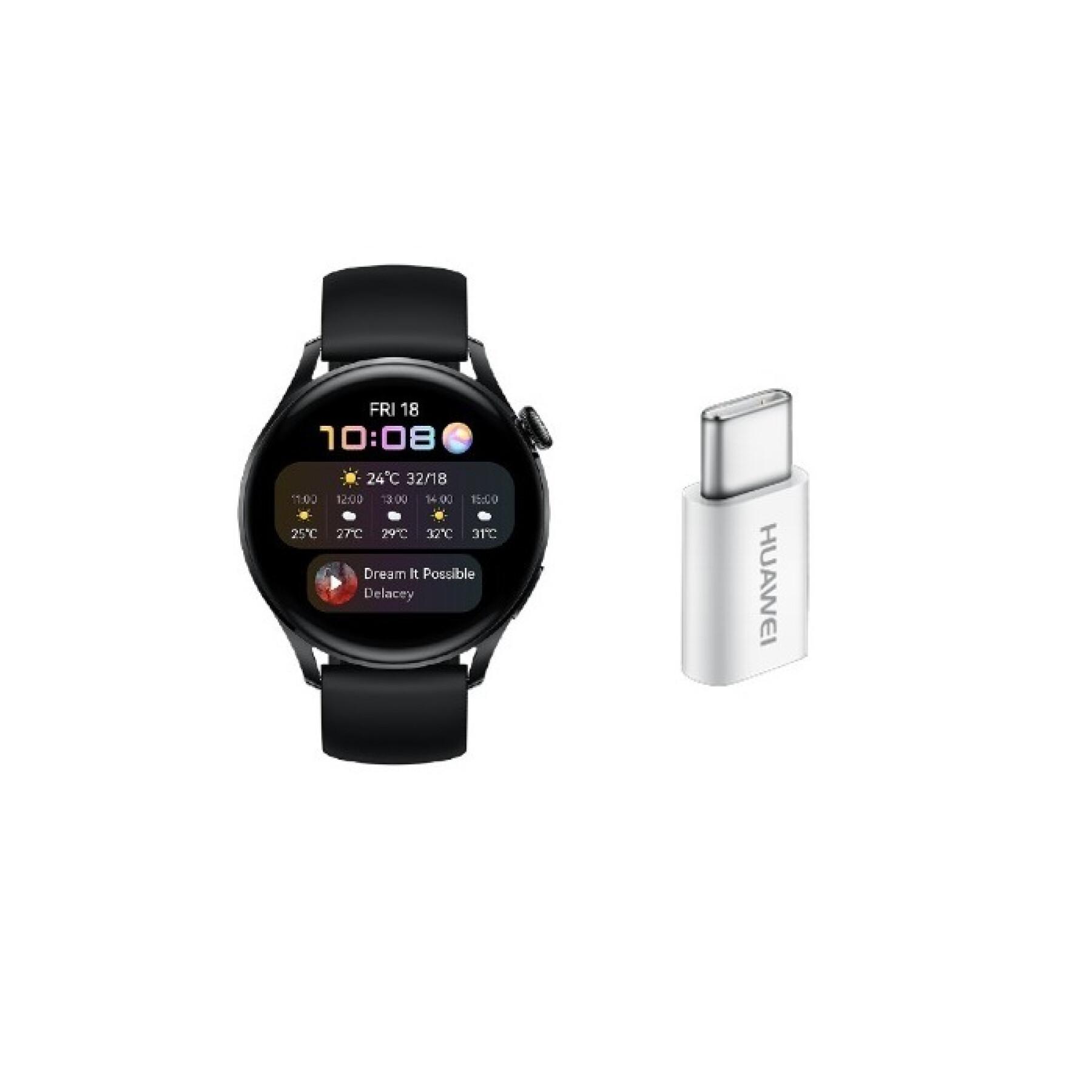 Relógio ligado com adaptador 5v2a tipo c Huawei Watch 3 Active