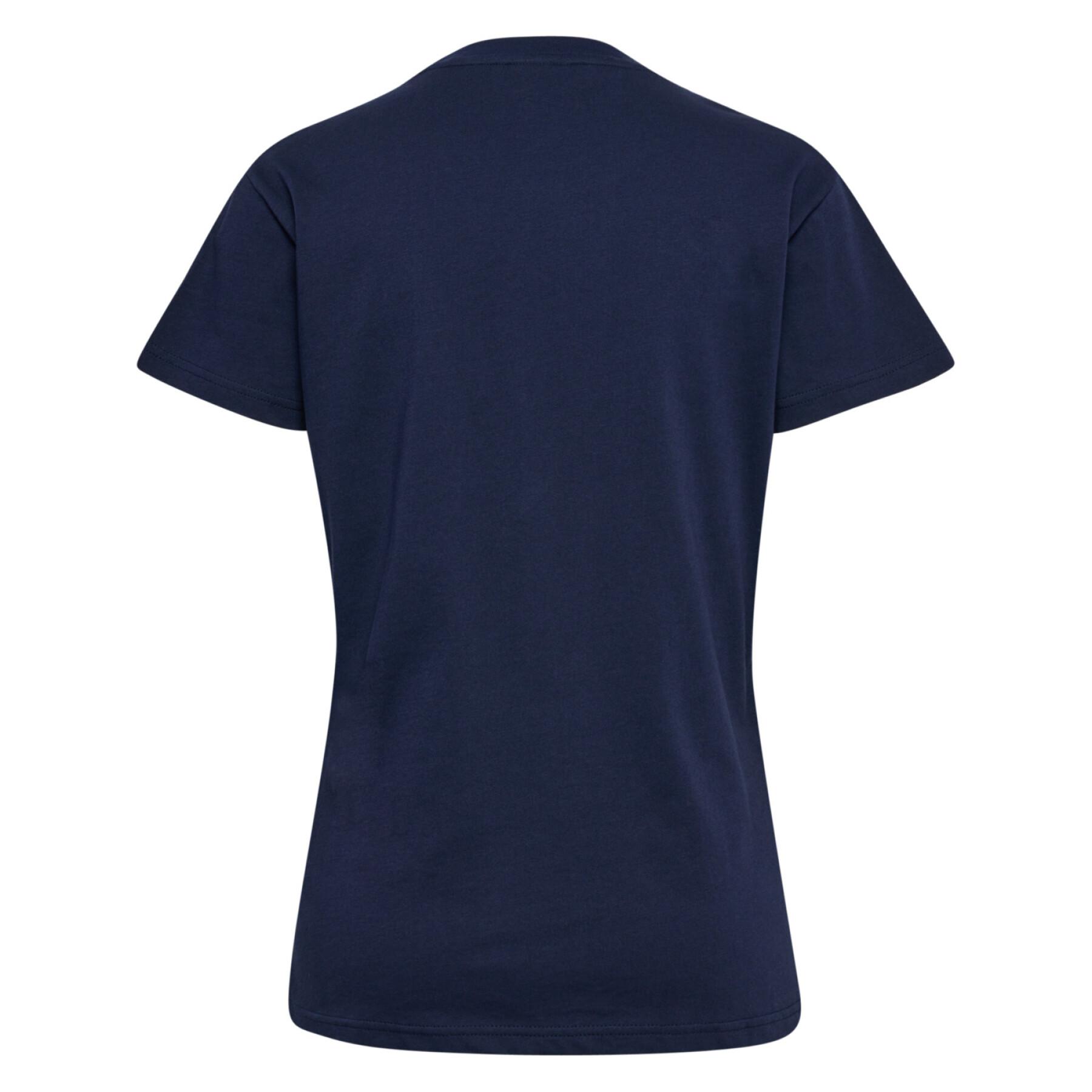 T-shirt de algodão feminino Hummel HmlStaltic