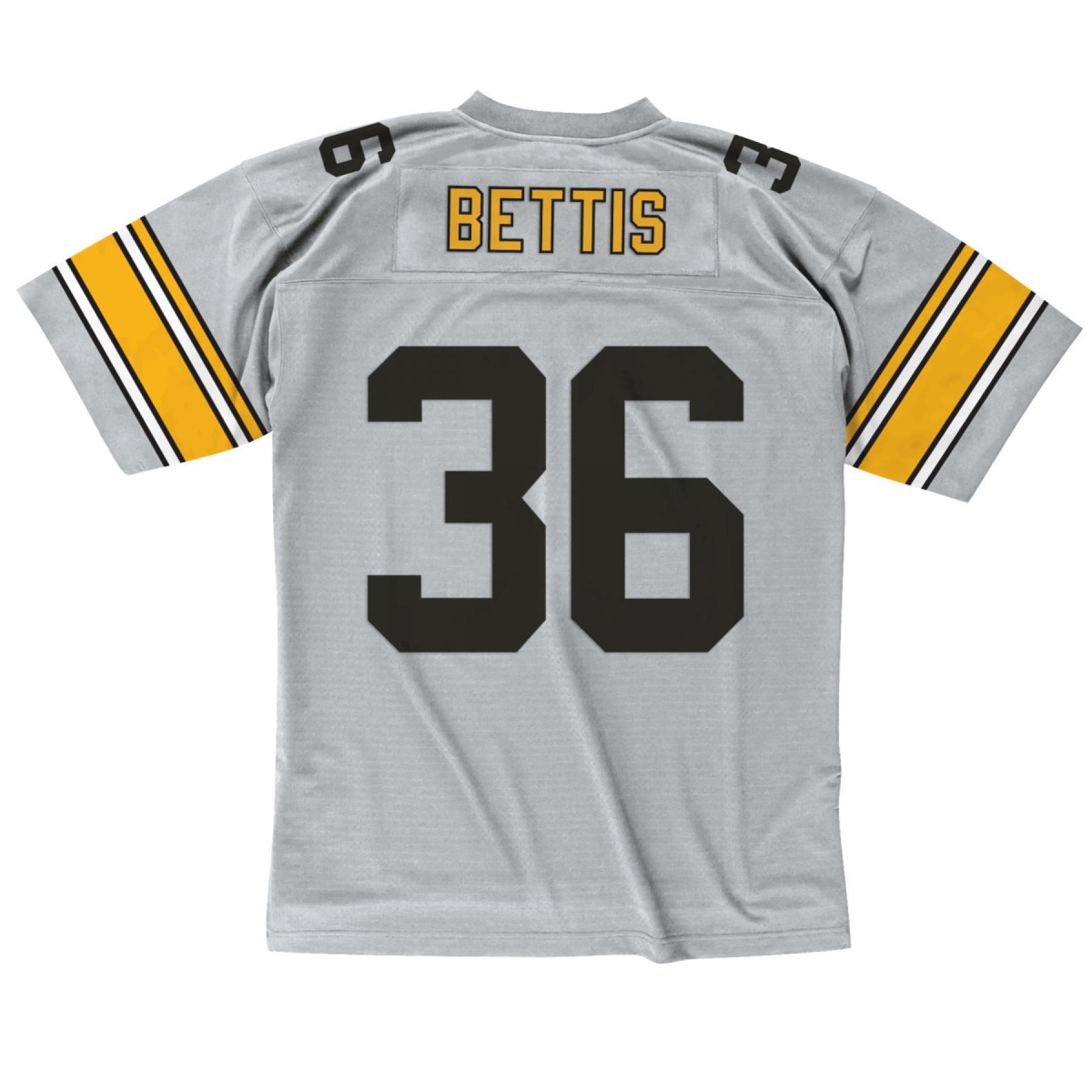 Camisola vindima Pittsburgh Steelers platinum Jerome Bettis