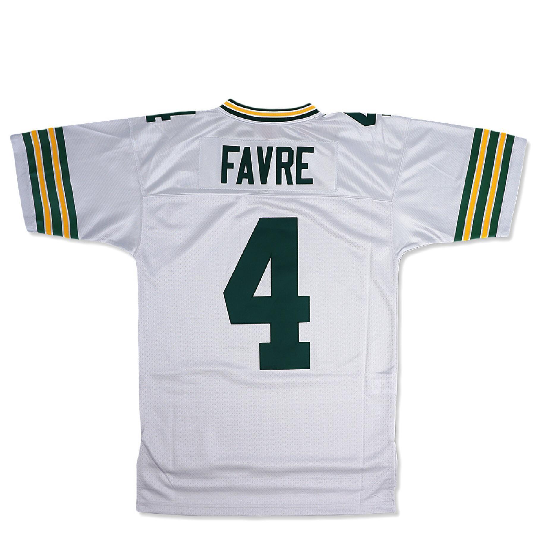 Camisola vindima Green Bay Packers platinum Brett Favre