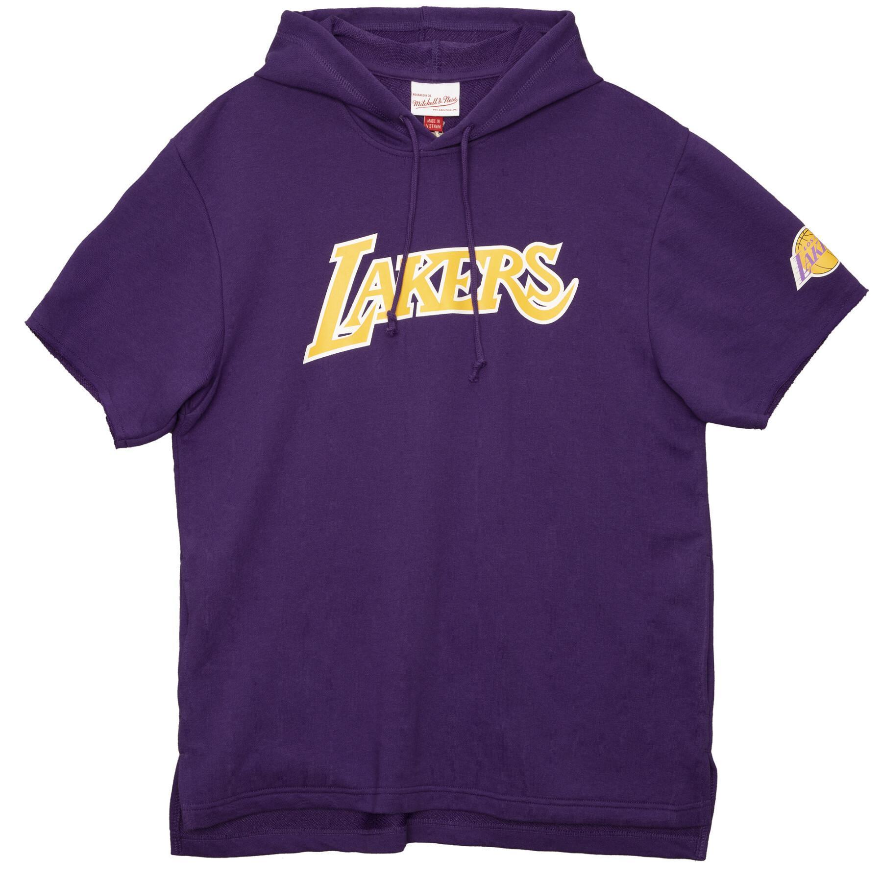 Sweatshirt capuz de manga curta Los Angeles Lakers