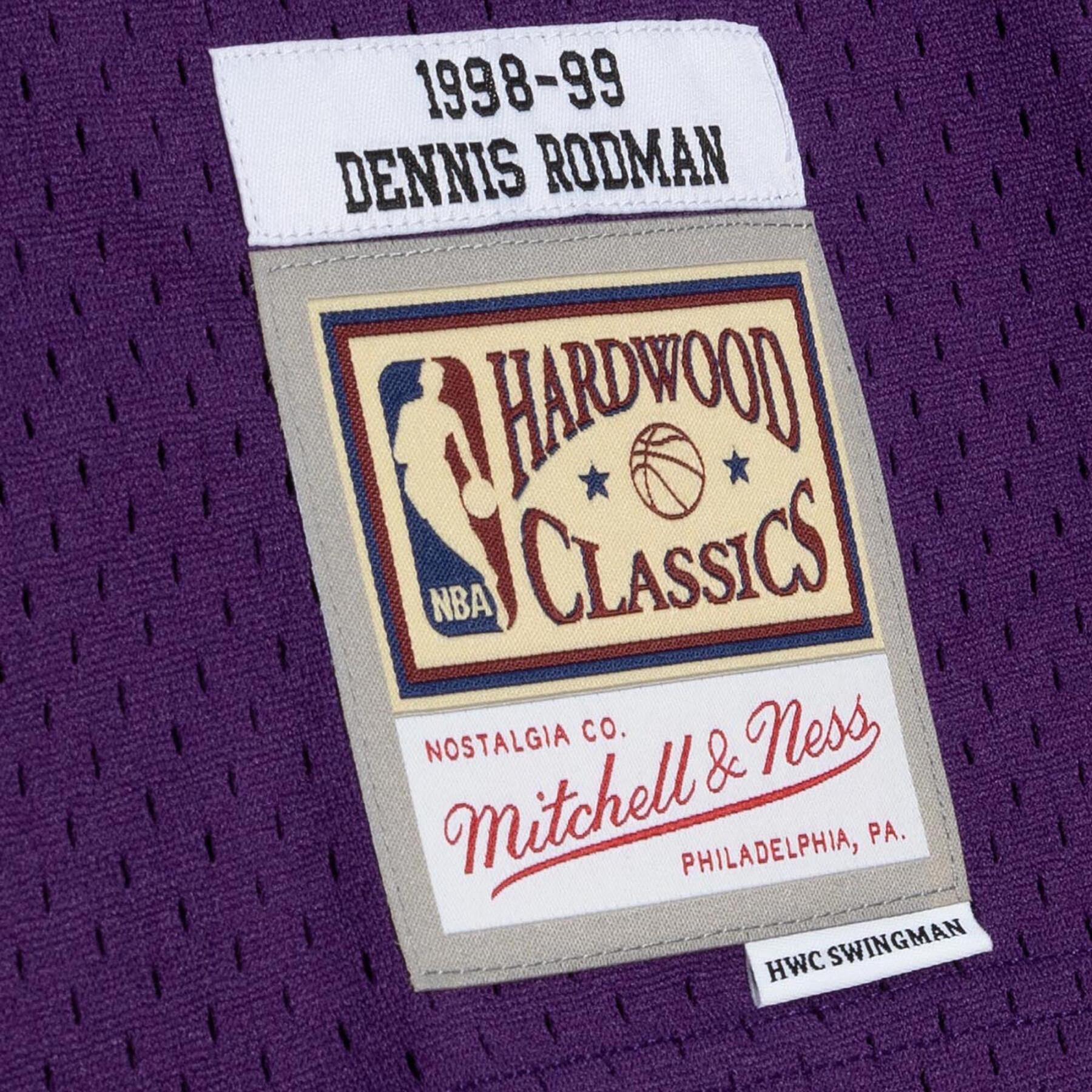 Camisola de estrada de Dennis Rodman dos Lakers 1998/99
