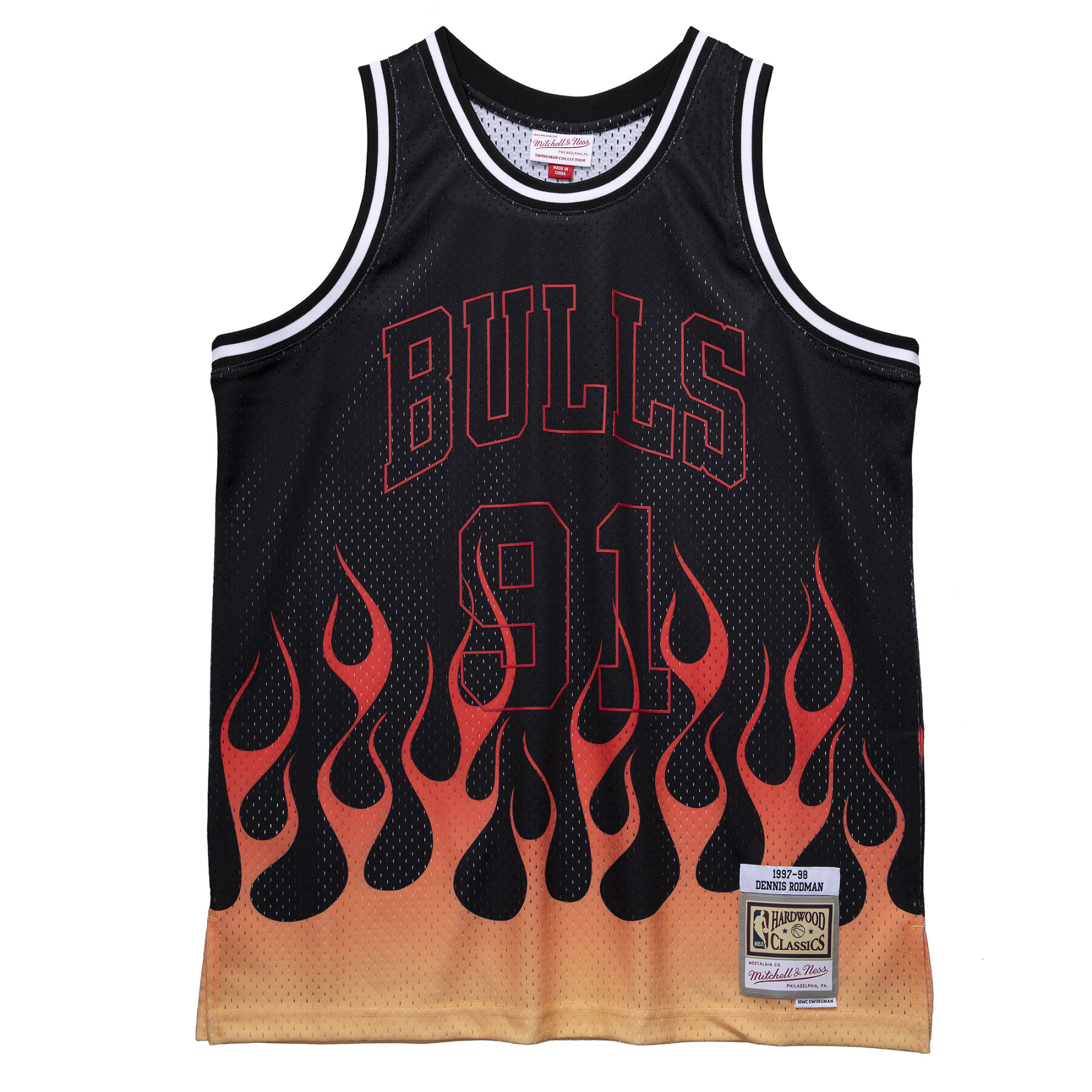 Jersey Chicago Bulls Dennis Rodman 1997/98