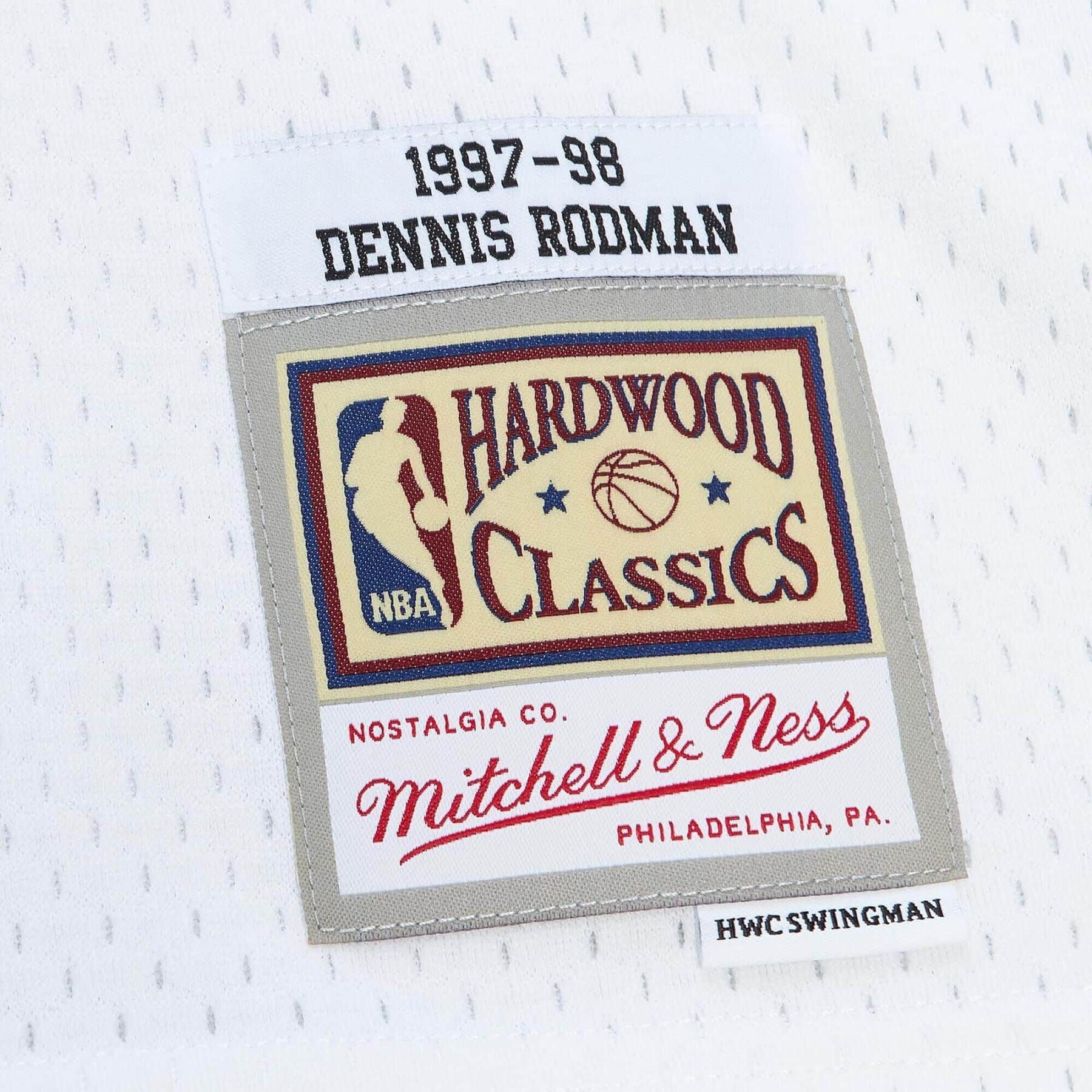 Jersey Chicago Bulls NBA Cracked Cement Swingman 1997 Dennis Rodman