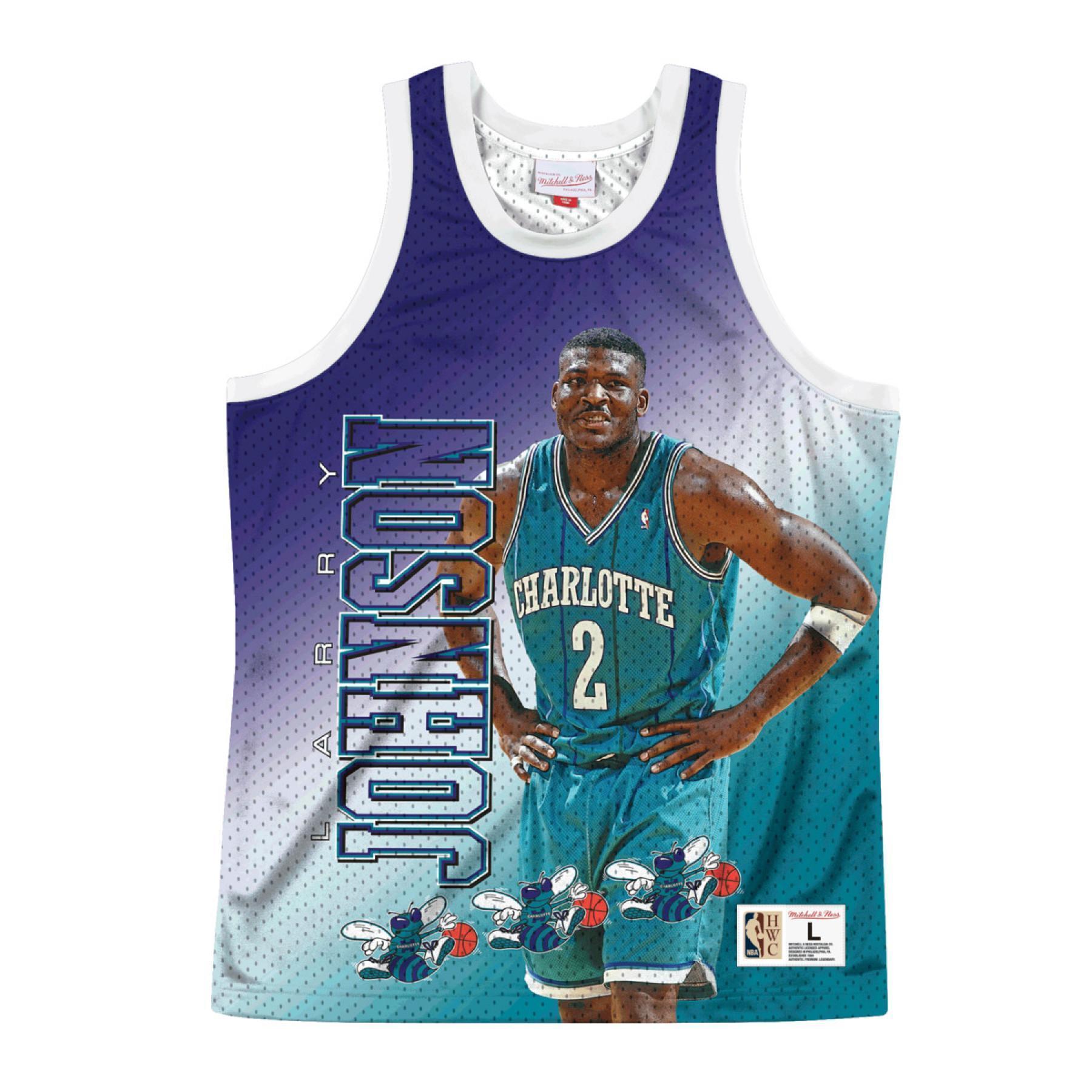 Camisola Charlotte Hornets behind the back