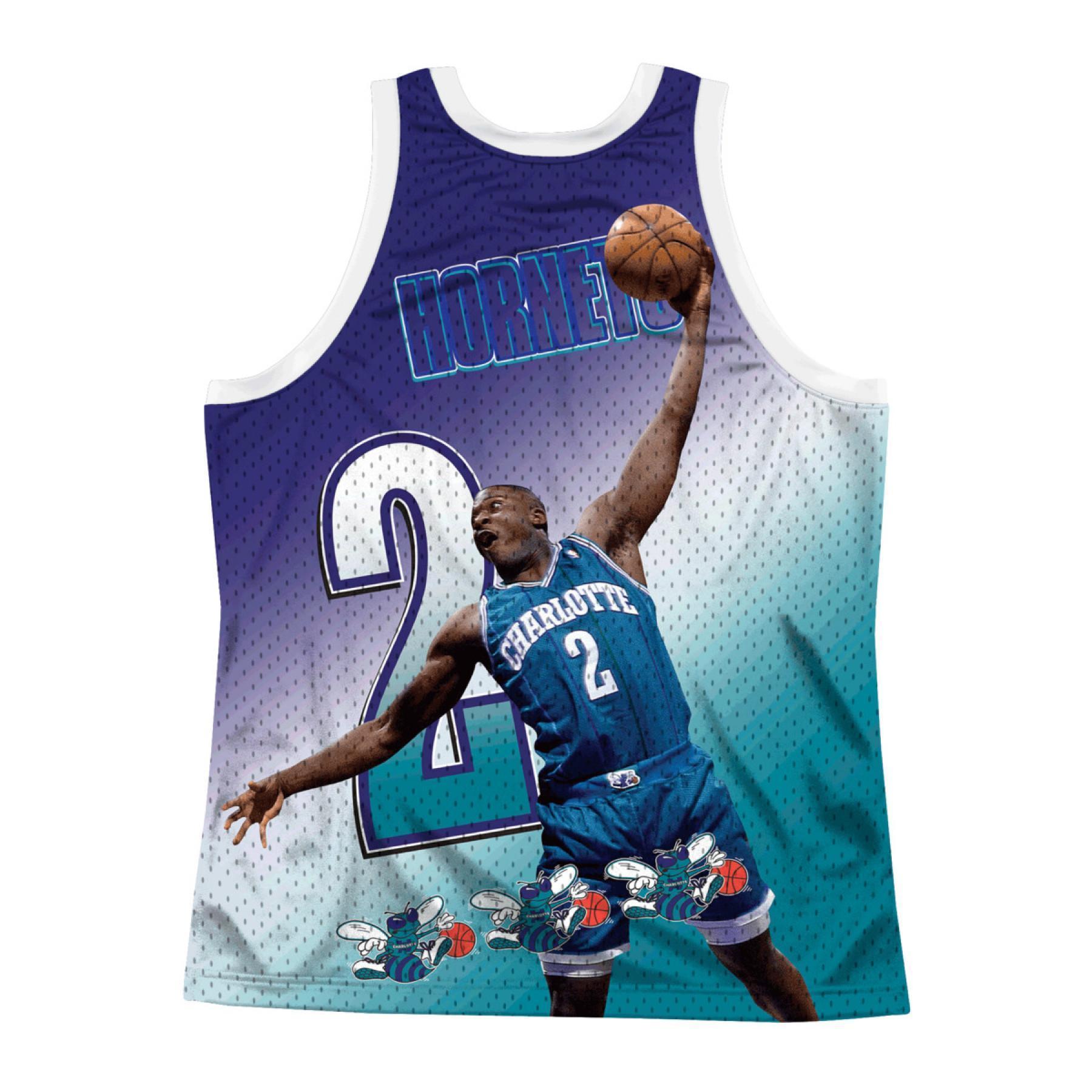 Camisola Charlotte Hornets behind the back
