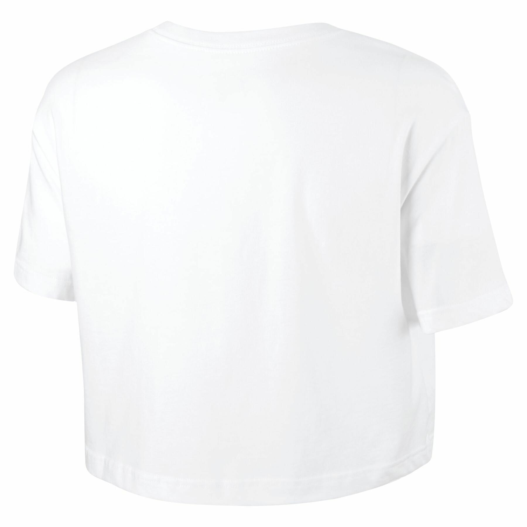 T-shirt de senhora de topo de colheita Nike Sportswear Essential