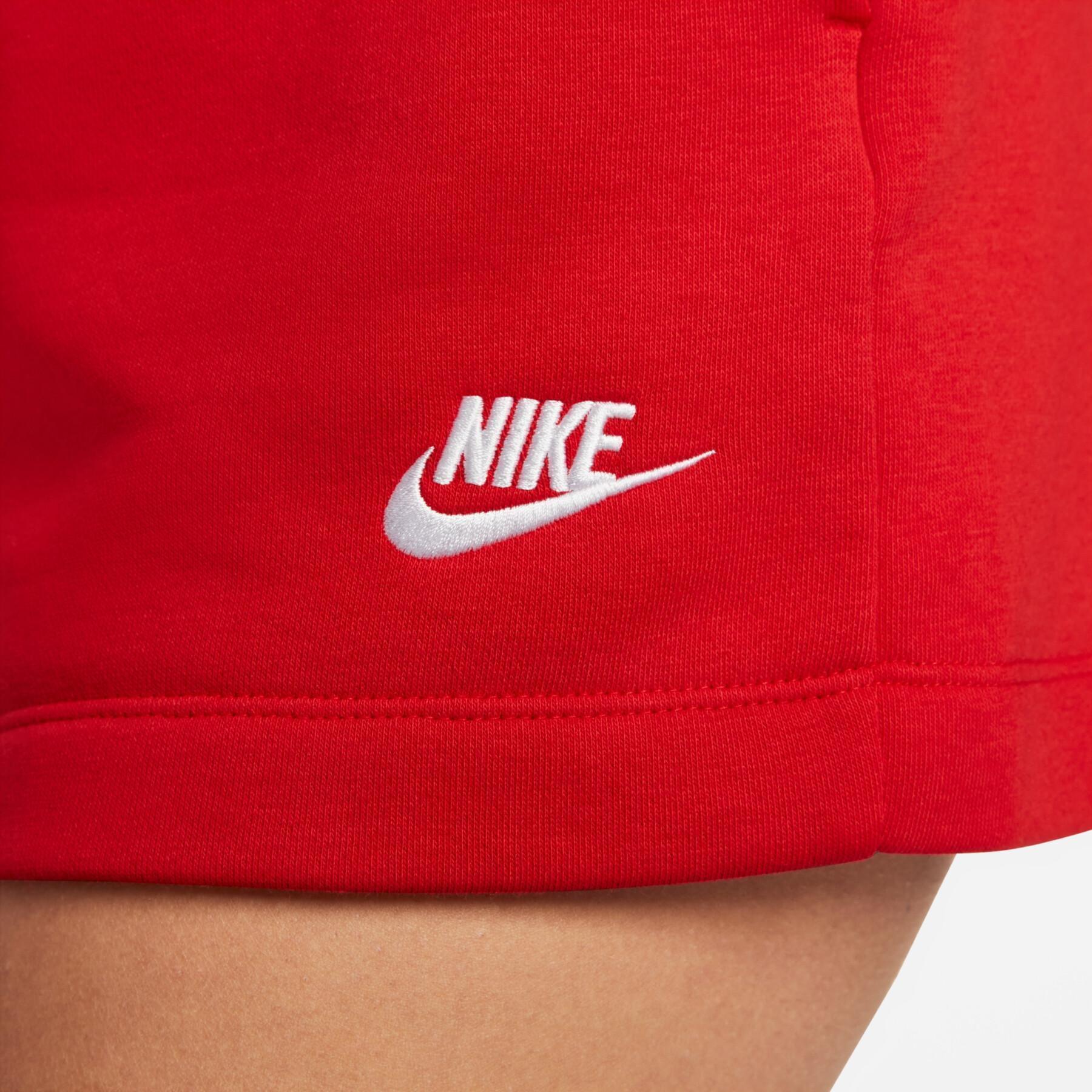 Calções de cintura média para mulher Nike Club Fleece