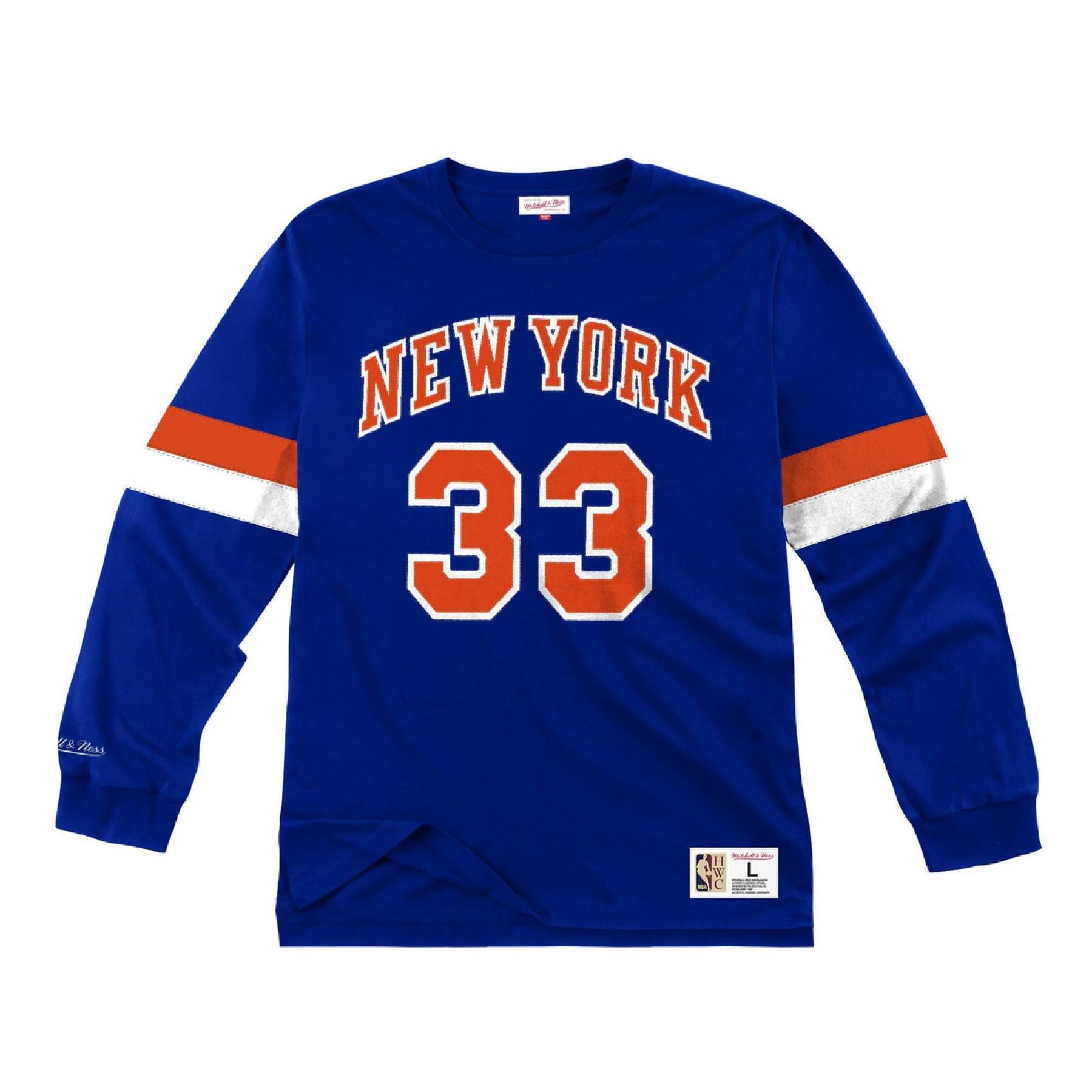 Camisola de manga comprida New York Knicks Patrick Ewing
