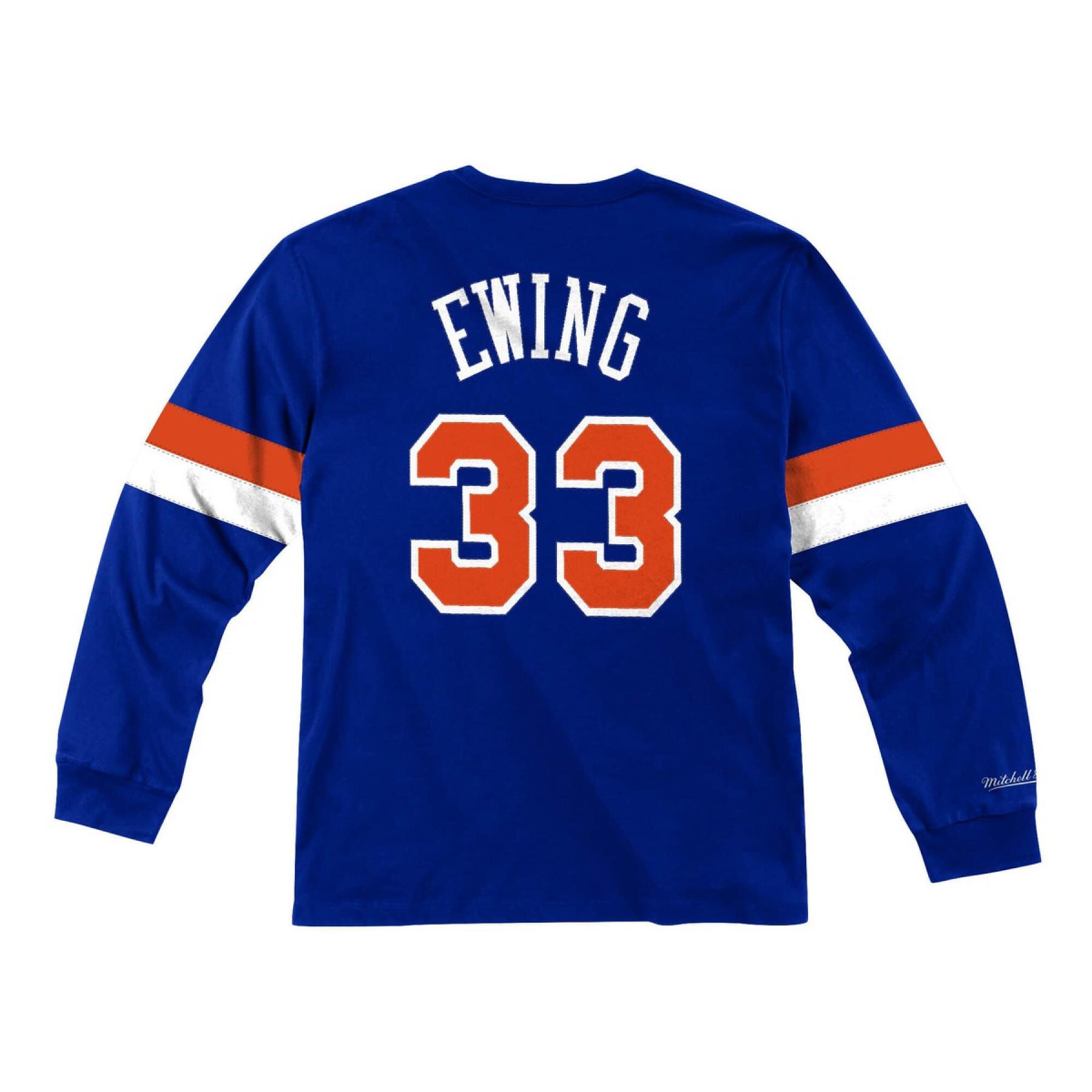 Camisola de manga comprida New York Knicks Patrick Ewing