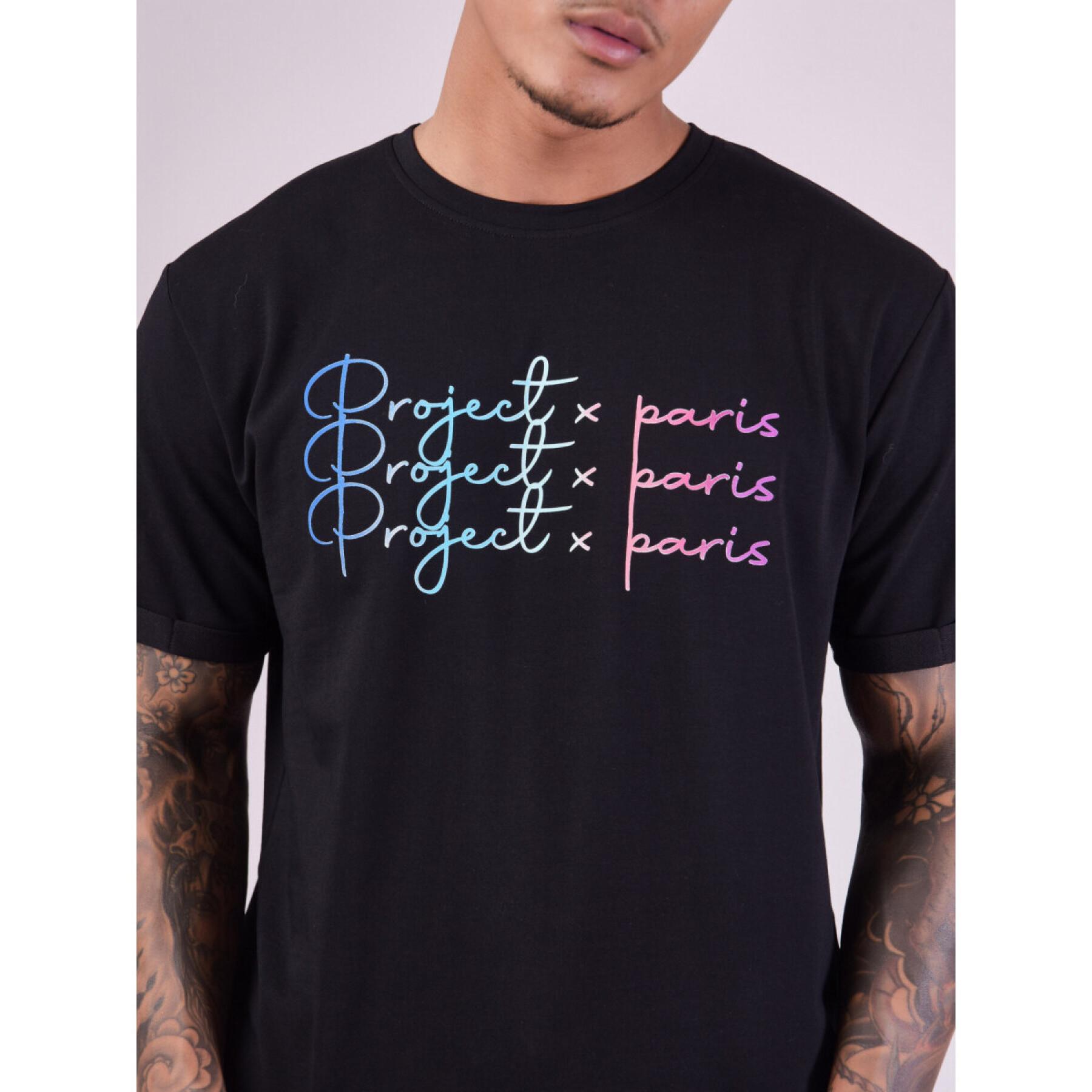 T-shirt com logótipo impresso em gradiente Project X Paris