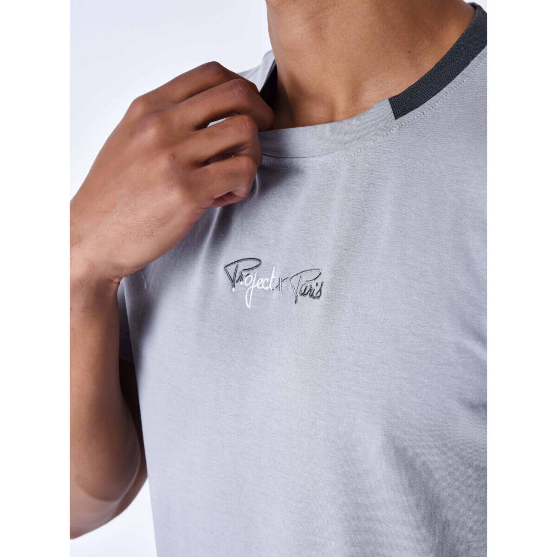 T-shirt com faixa com logótipo em contraste Project X Paris