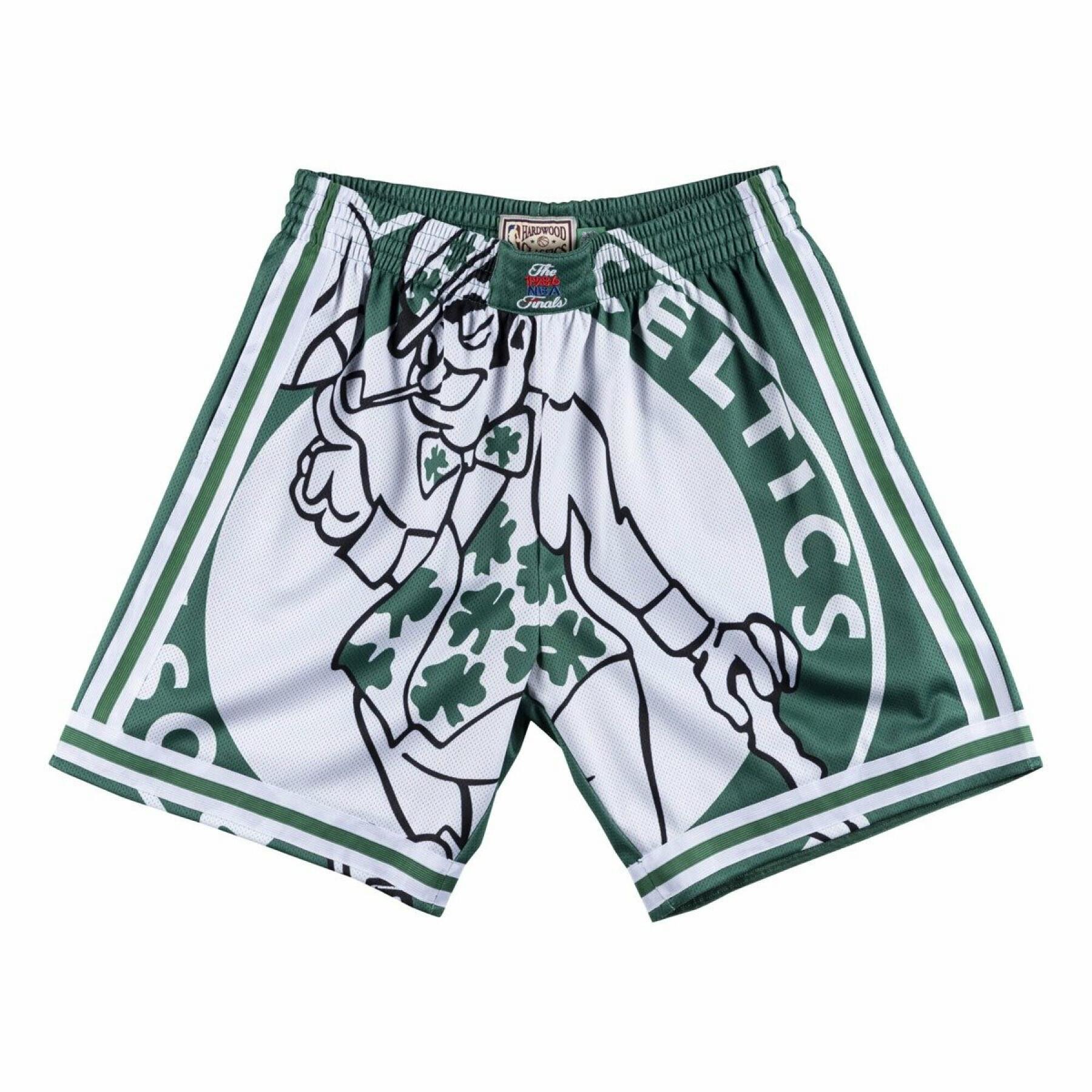 Calções Boston Celtics big face celtics 1985/86