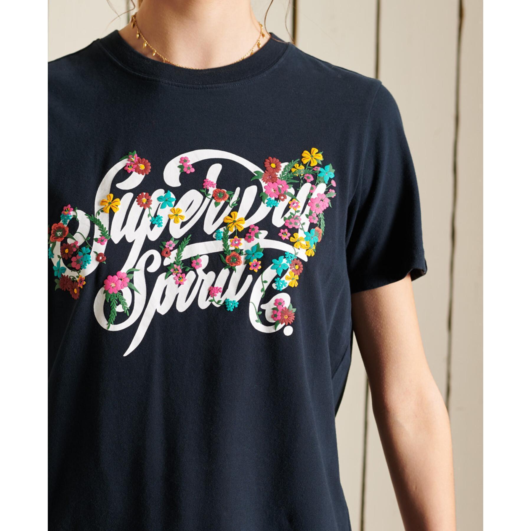 Camiseta feminina Superdry Script Style