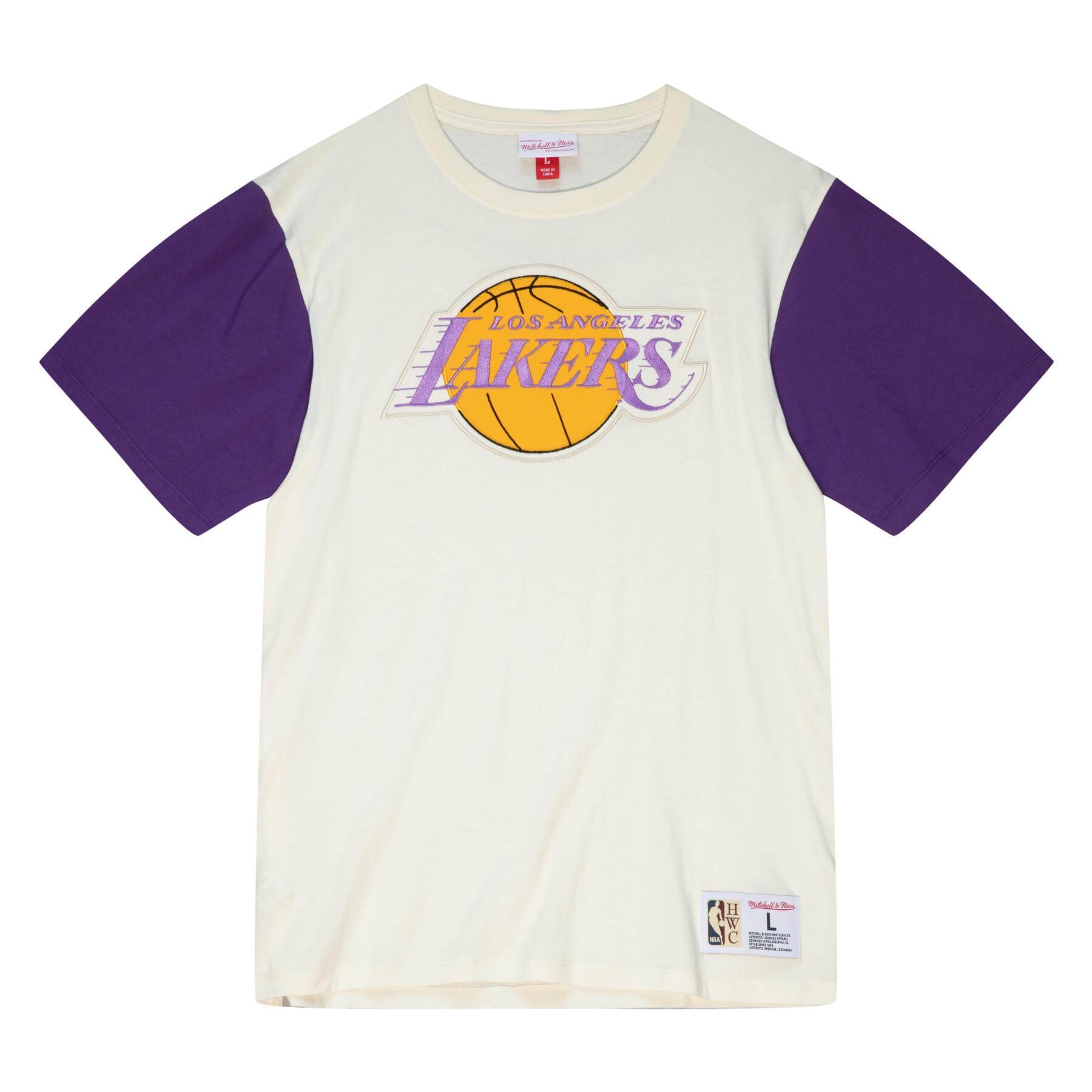 Cor da camiseta bloqueada Los Angeles Lakers 2021/22