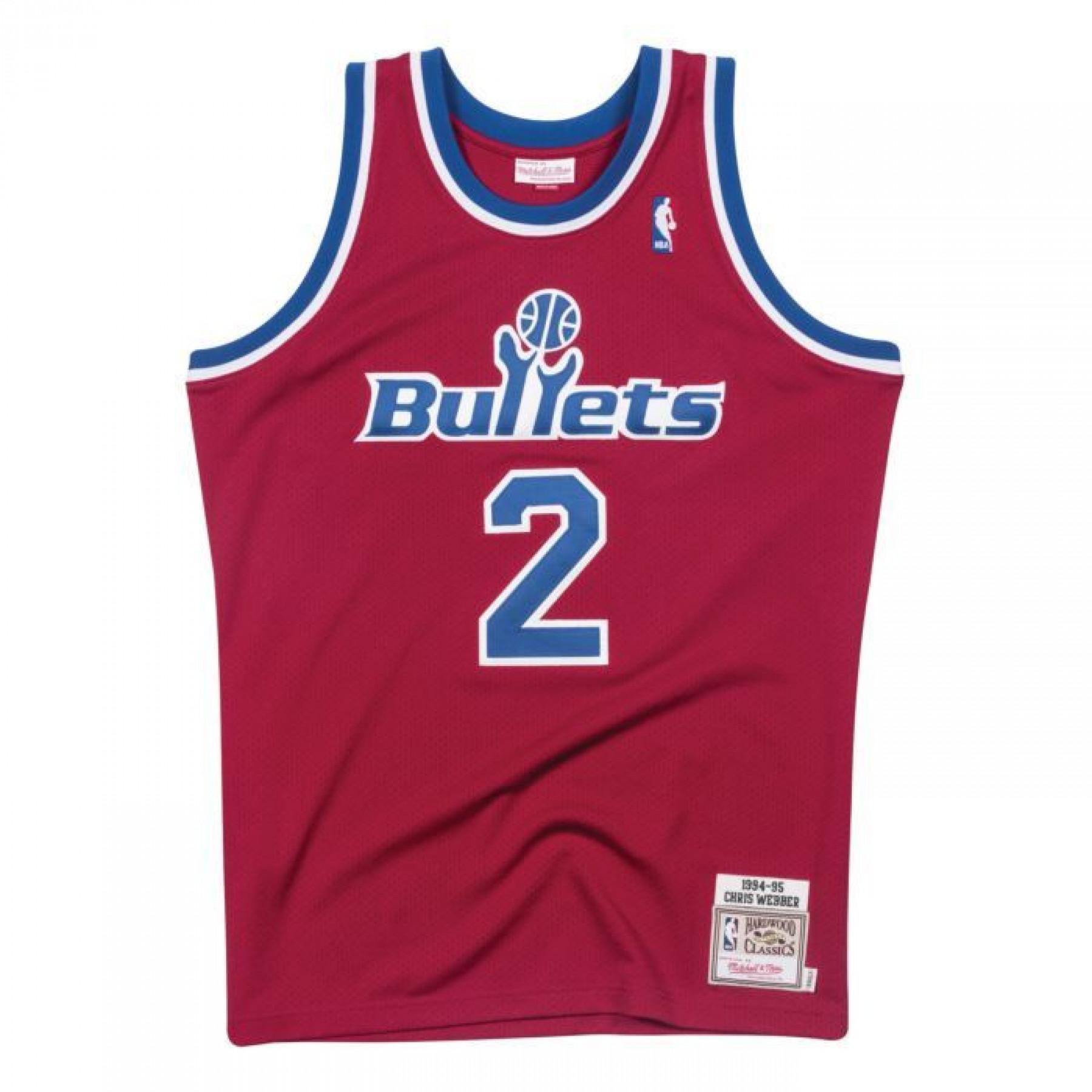 Camisola autêntico Washington Bullets Chris Webber 1994-95