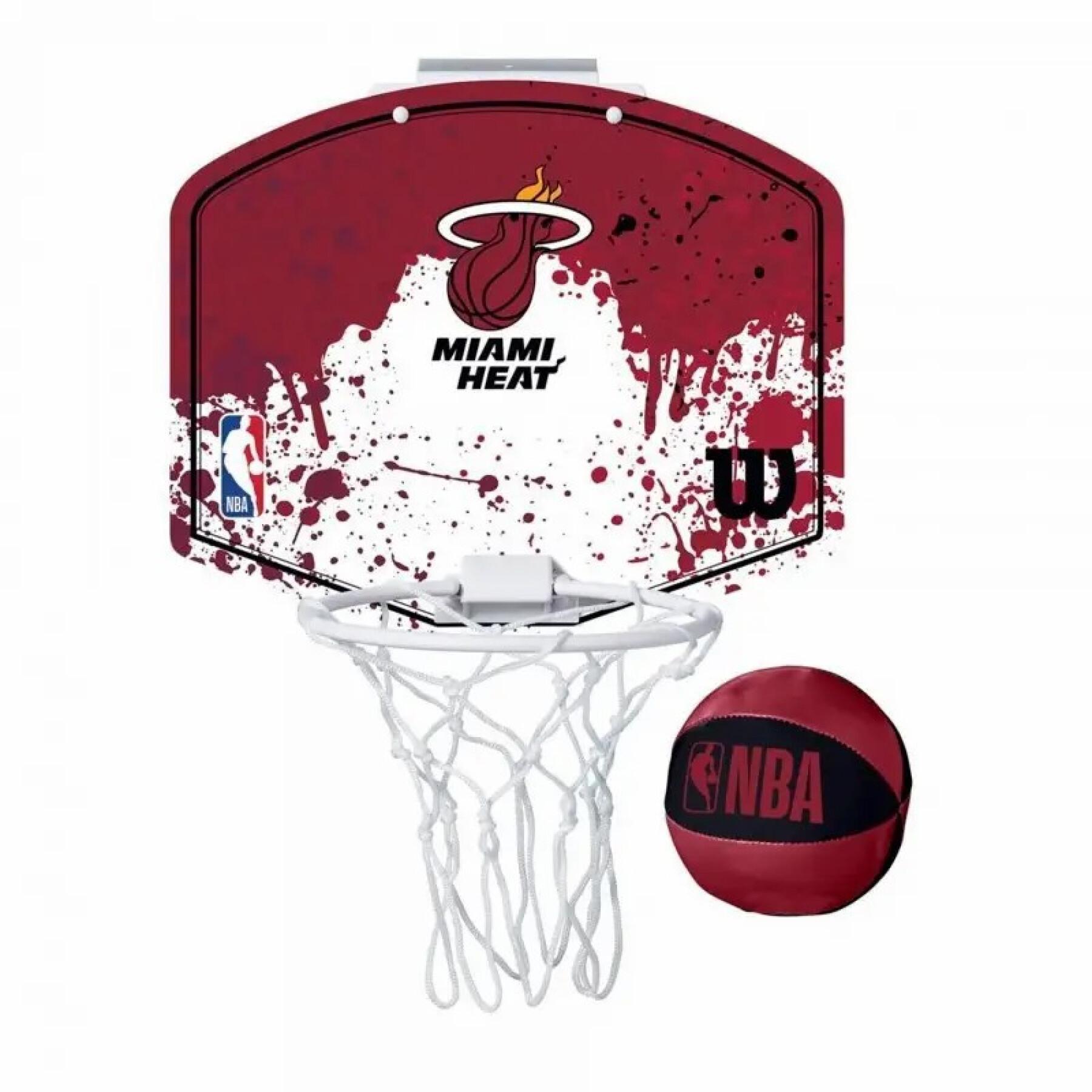 Mini cesto de basquetebol Miami Heat NBA Team