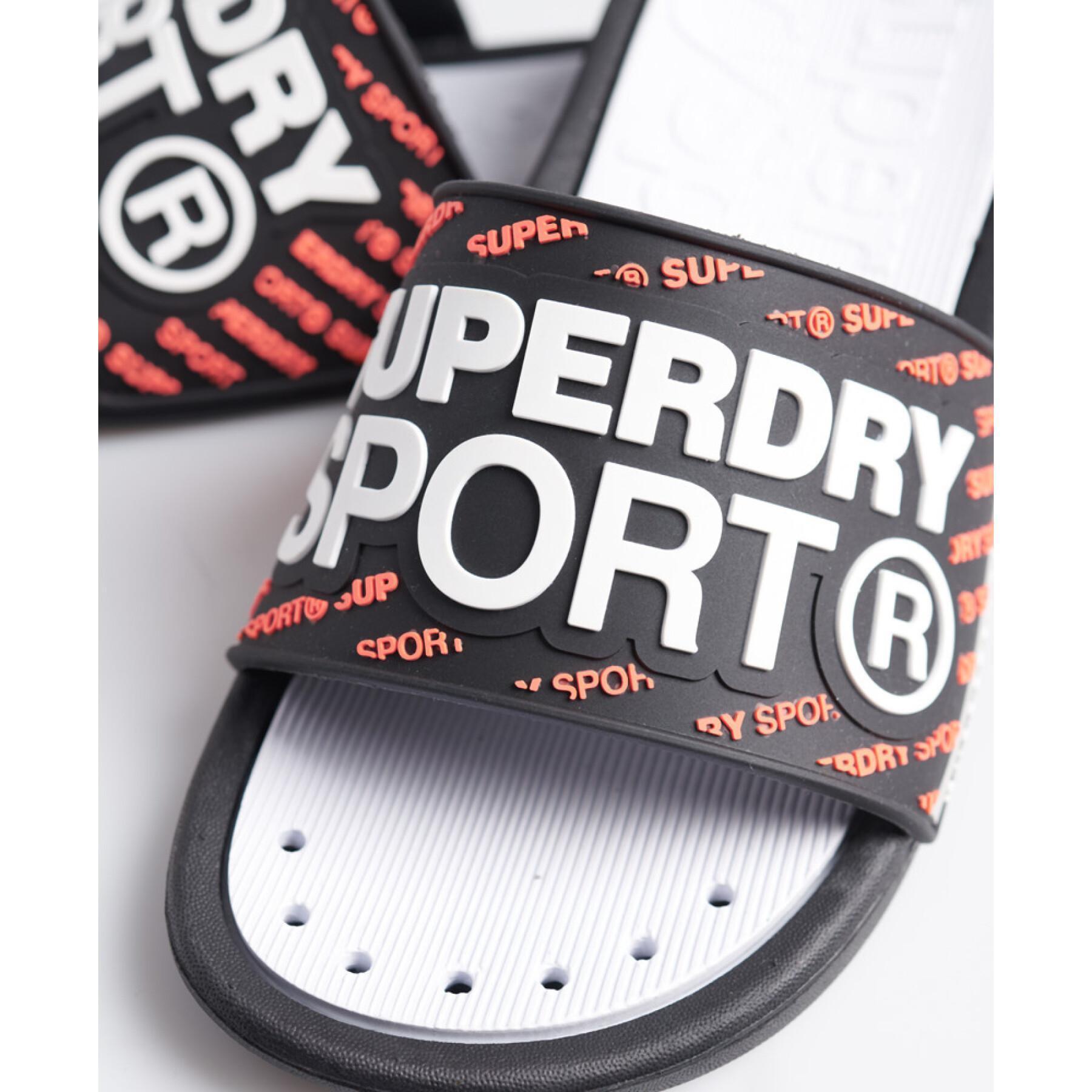Sandálias moldadas para desportos de natação femininos Superdry