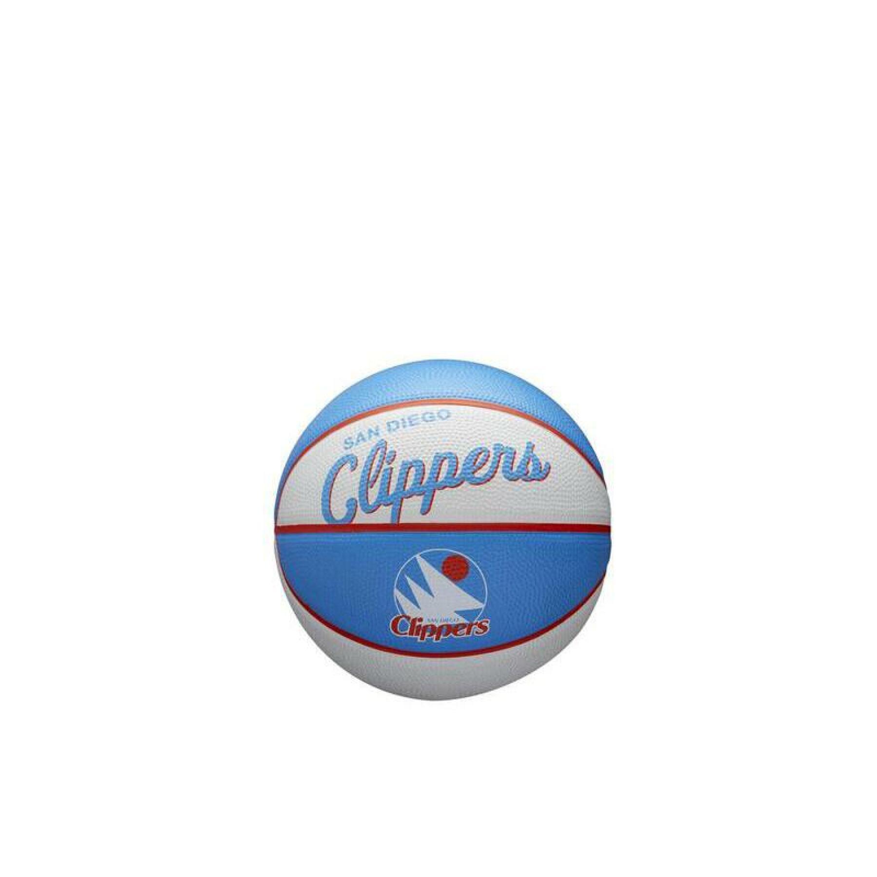 Mini bola nba retro Los Angeles Clippers