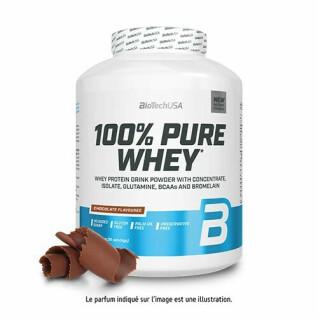 Frasco de proteína de soro de leite 100% puro Biotech USA - Chocolate - 2,27kg