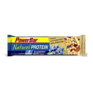 Lote de 24 bares PowerBar Natural Protein Vegan - Blueberry Bliss