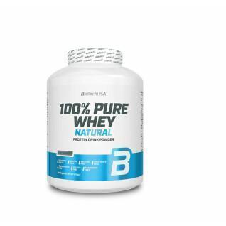 Frasco de proteína de soro de leite 100% pura Biotech USA - Neutre - 2,27kg (x2)