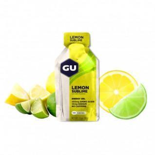 Pacote de 24 gels Gu Energy citron intense sans caféine