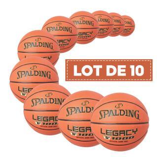 Pacote de 10 balões Spalding TF 1000 Legacy Composite EL
