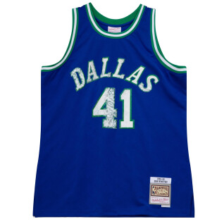 Camisola do 75º aniversário Dallas Mavericks Dirk Nowitzki 1998/99